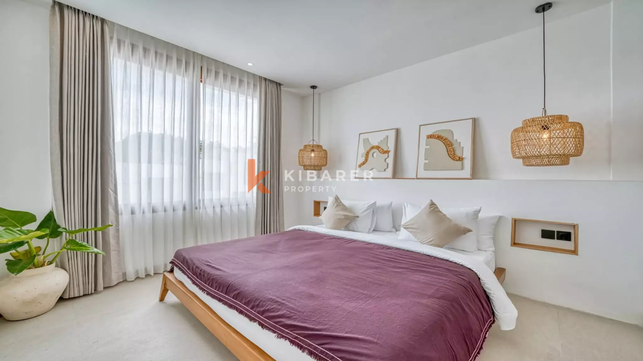 Chic Sunken Lounge Two-Bedroom Villa in Uluwatu