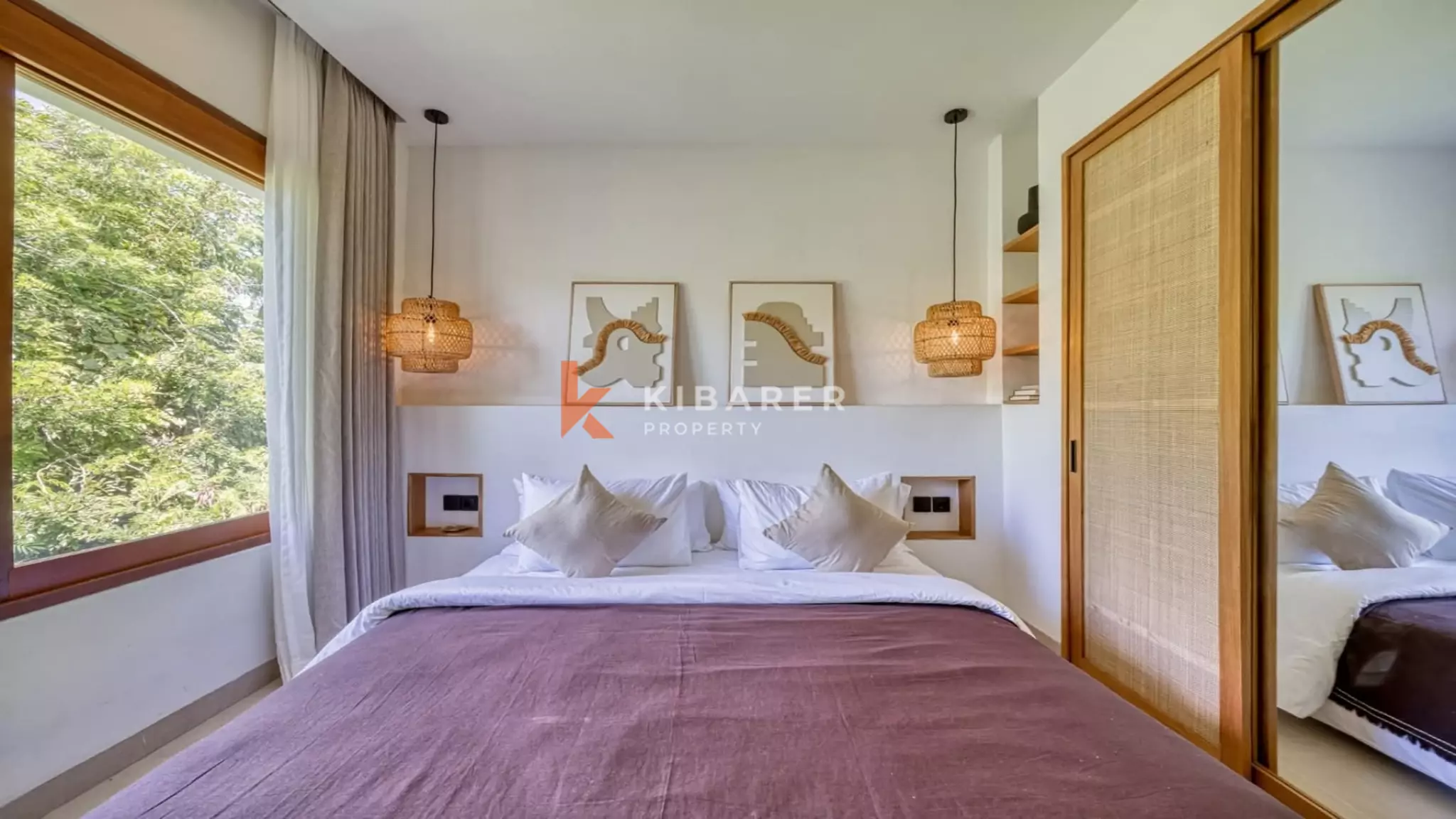 Chic Sunken Lounge Two-Bedroom Villa in Uluwatu