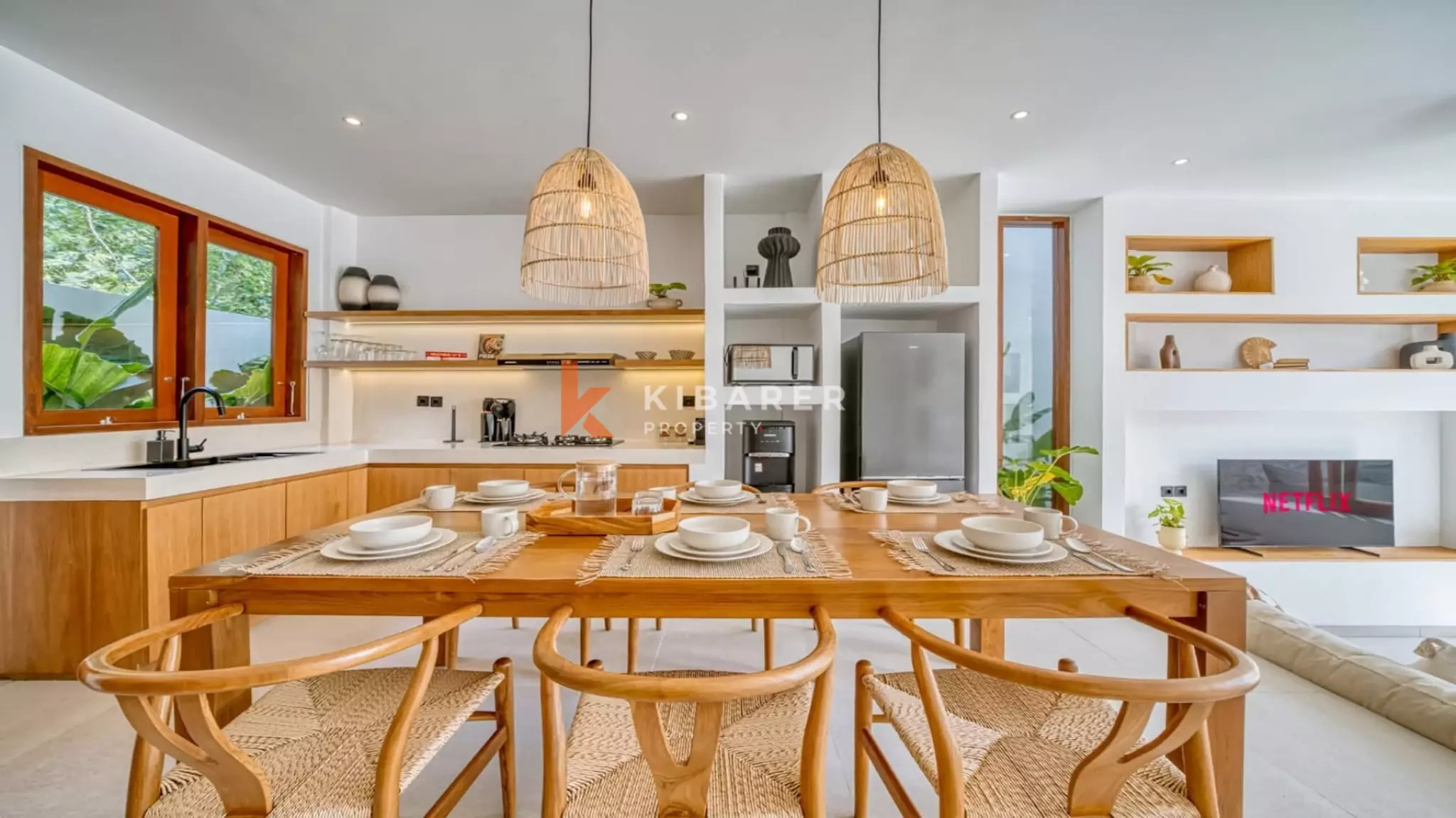 Chic Sunken Lounge Two-Bedroom Villa in Uluwatu