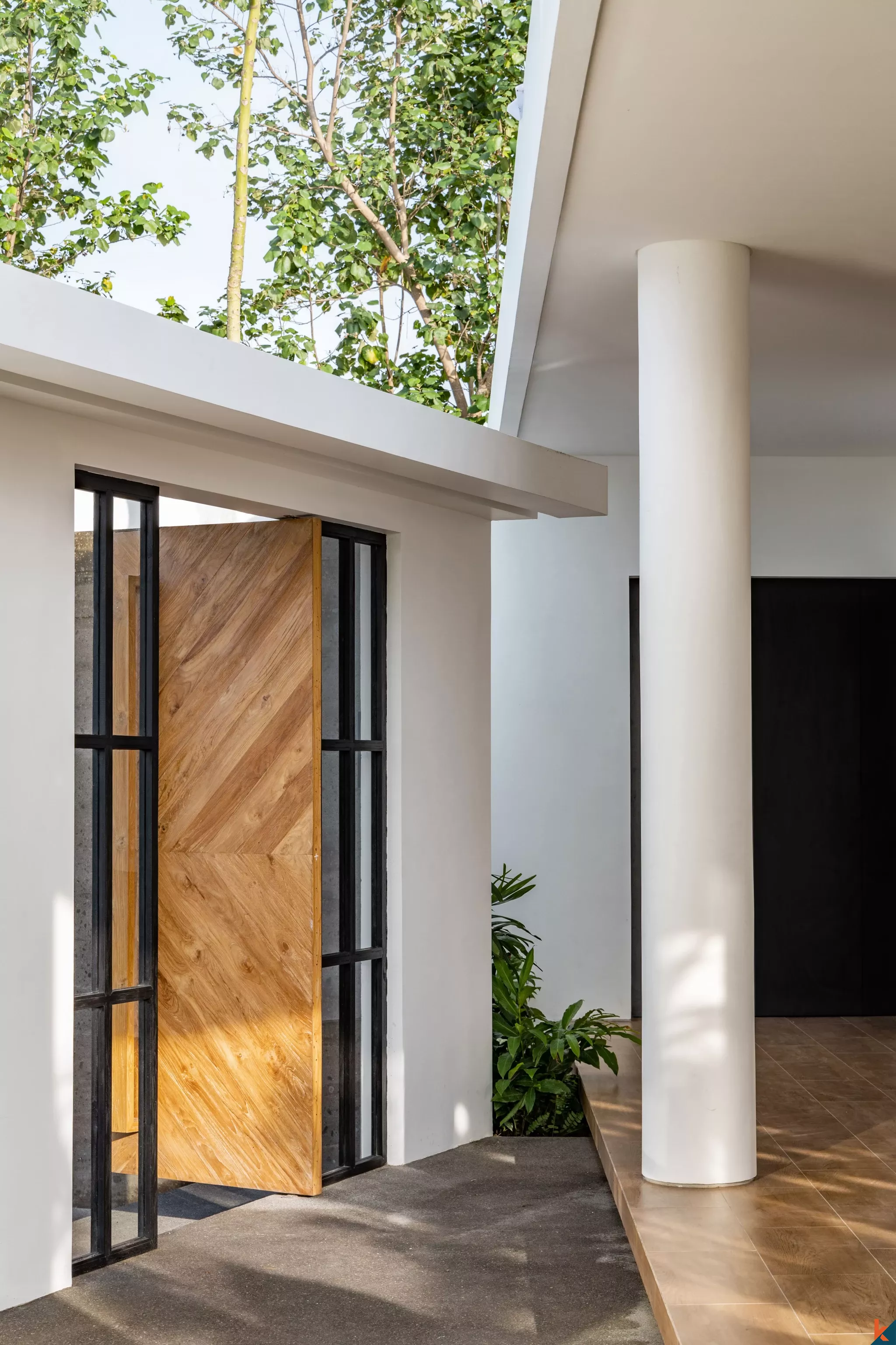 Loft Mewah Tropis Modern 1 Kamar Tidur di Canggu