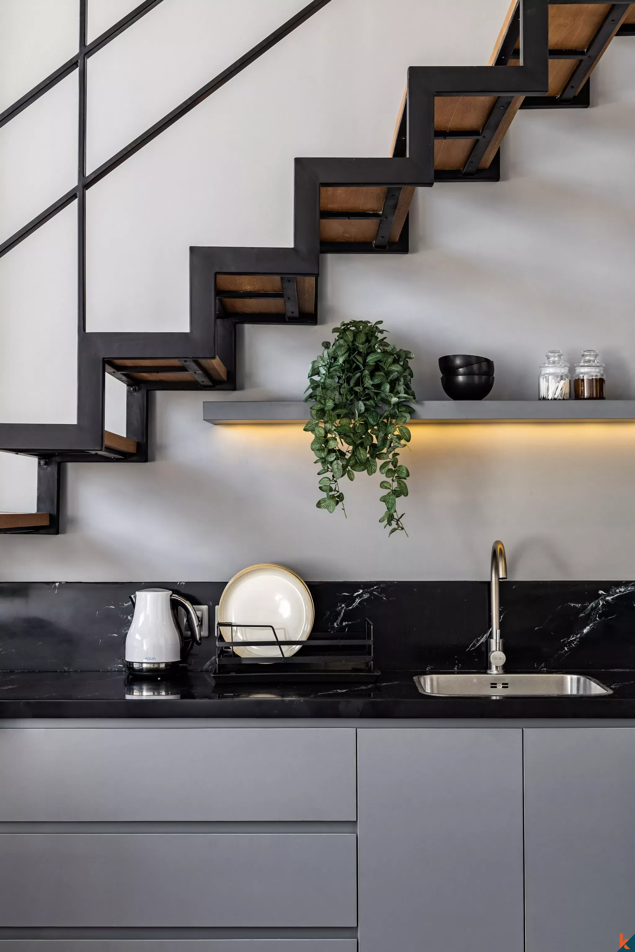 Loft Mewah Tropis Modern 1 Kamar Tidur di Canggu