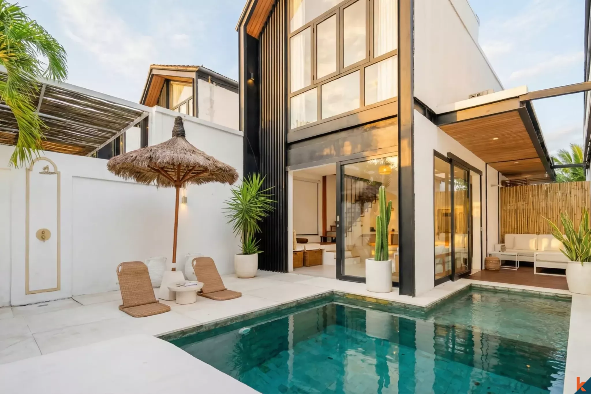 Vila satu kamar tidur menawan dengan hak sewa dan ROI yang baik di Padonan