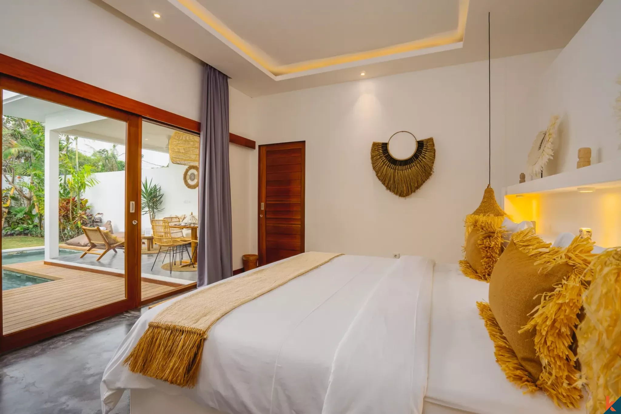 Villa Pribadi dengan Satu Kamar Tidur Berjarak Jalan Kaki ke Pantai Nyanyi