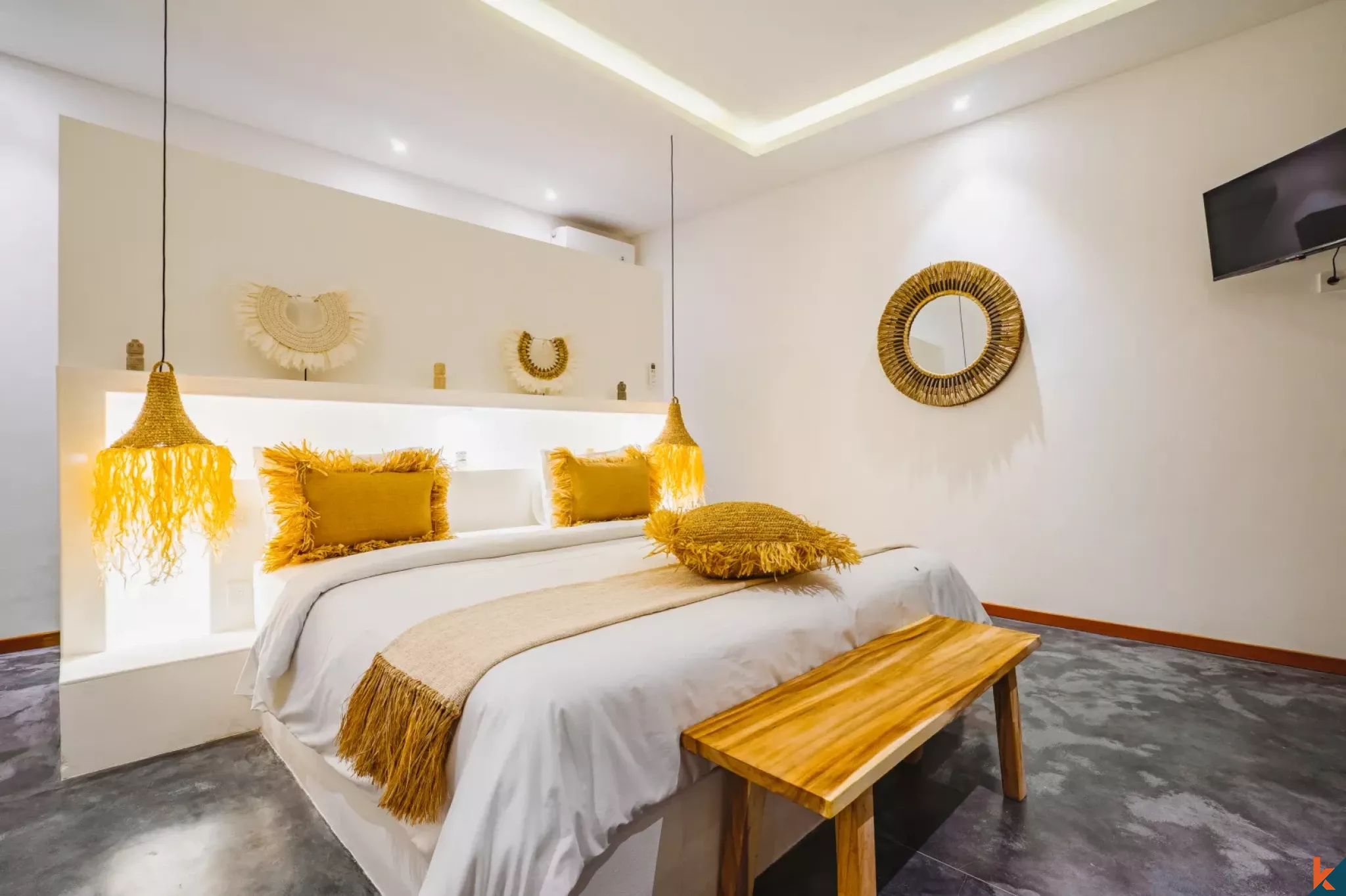 Villa Pribadi dengan Satu Kamar Tidur Berjarak Jalan Kaki ke Pantai Nyanyi