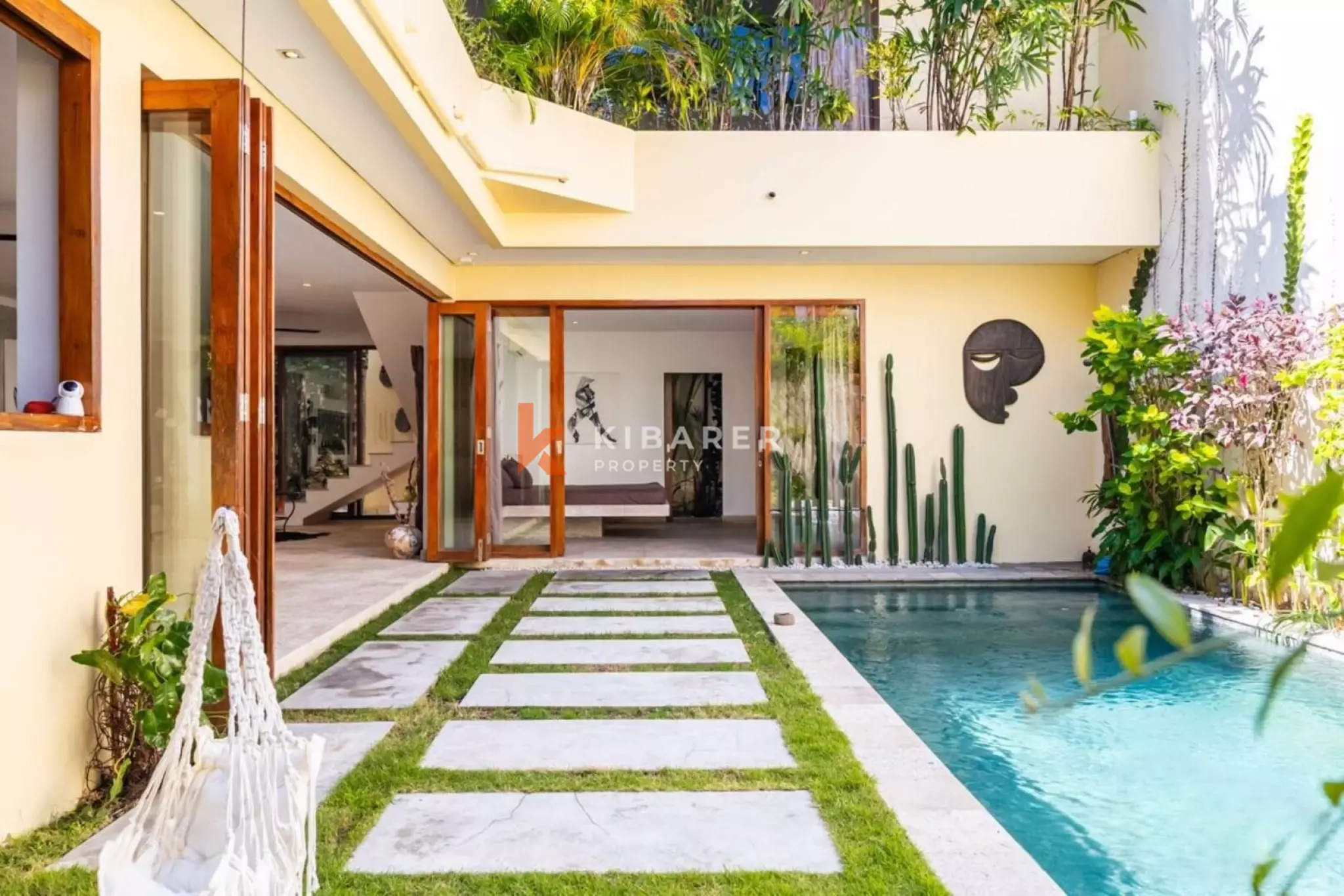 Villa chic de 3 chambres avec piscine à Berawa