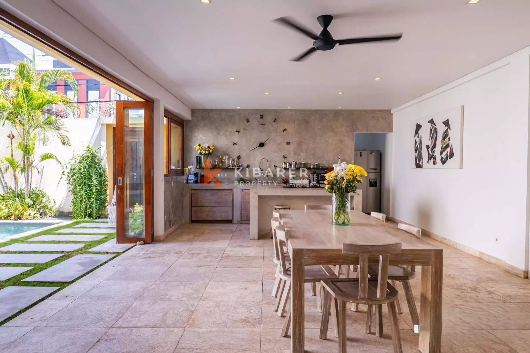 Villa chic de 3 chambres avec piscine à Berawa