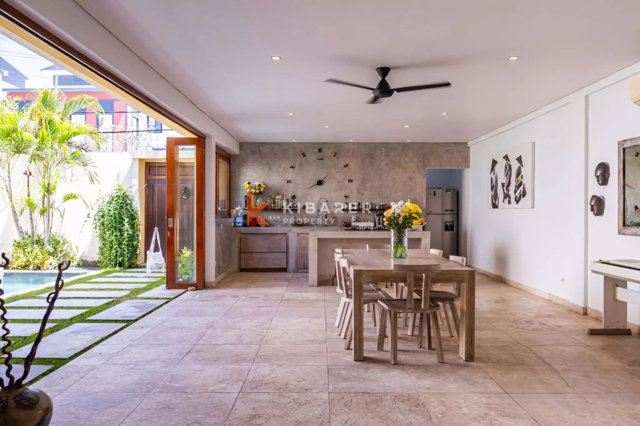 Villa chic de 3 chambres avec piscine à Berawa