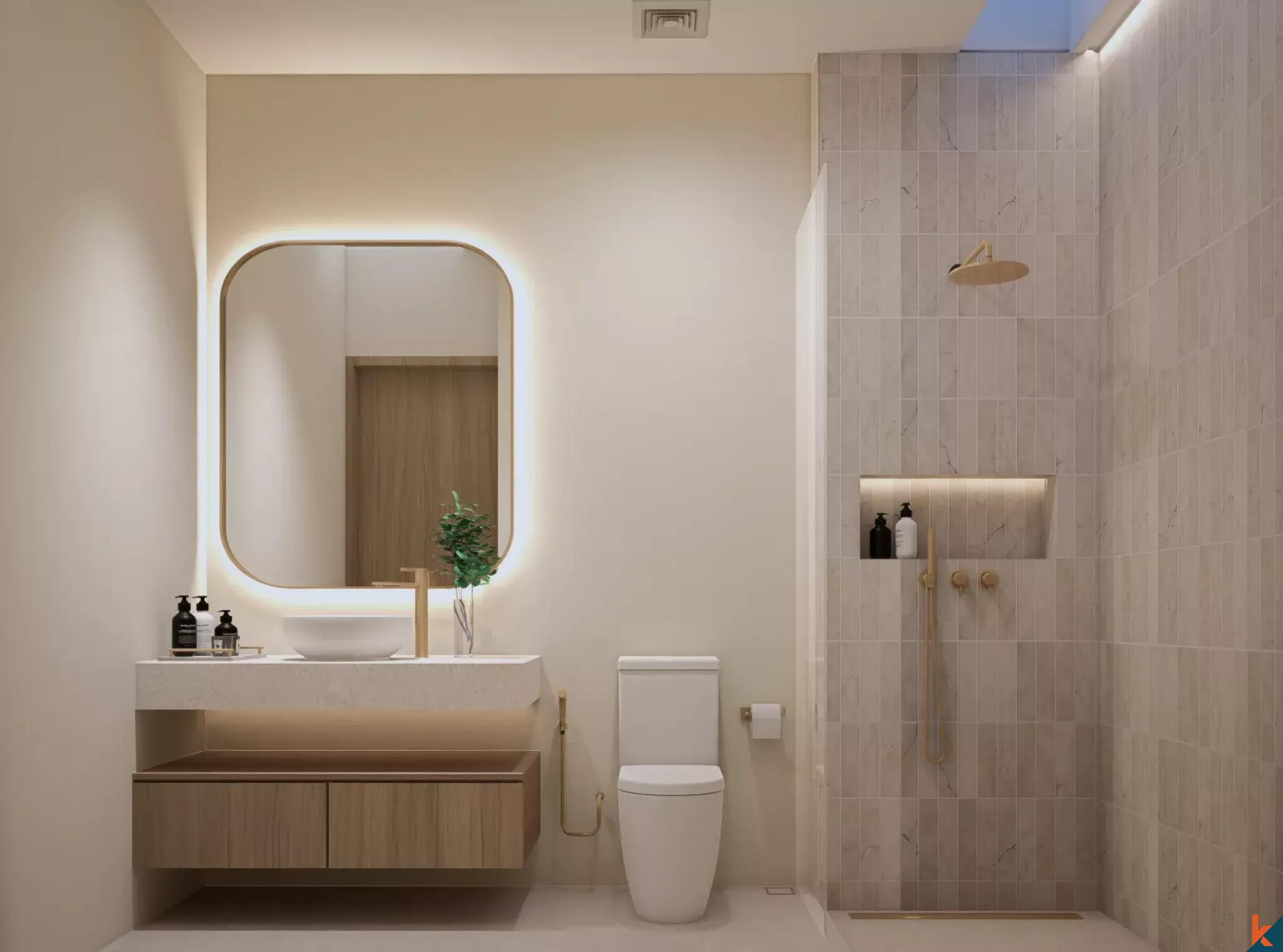 Properti Sewa Satu Kamar Tidur Modern yang Akan Segera Tersedia di Bingin yang Stylish