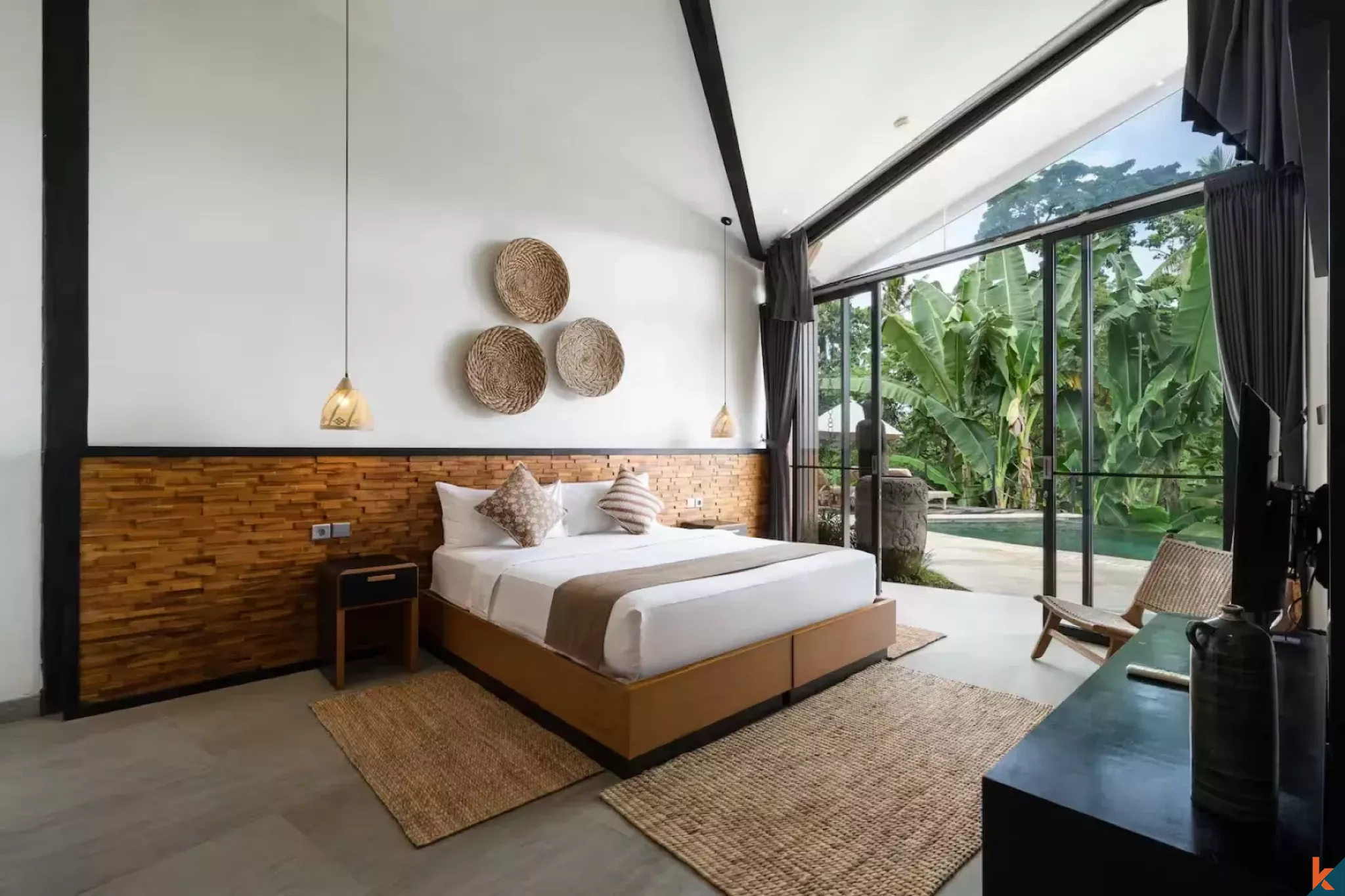 Properti Sewa Berkelas dengan 6 Kamar Tidur dan Pemandangan Hutan di Ubud - Mas