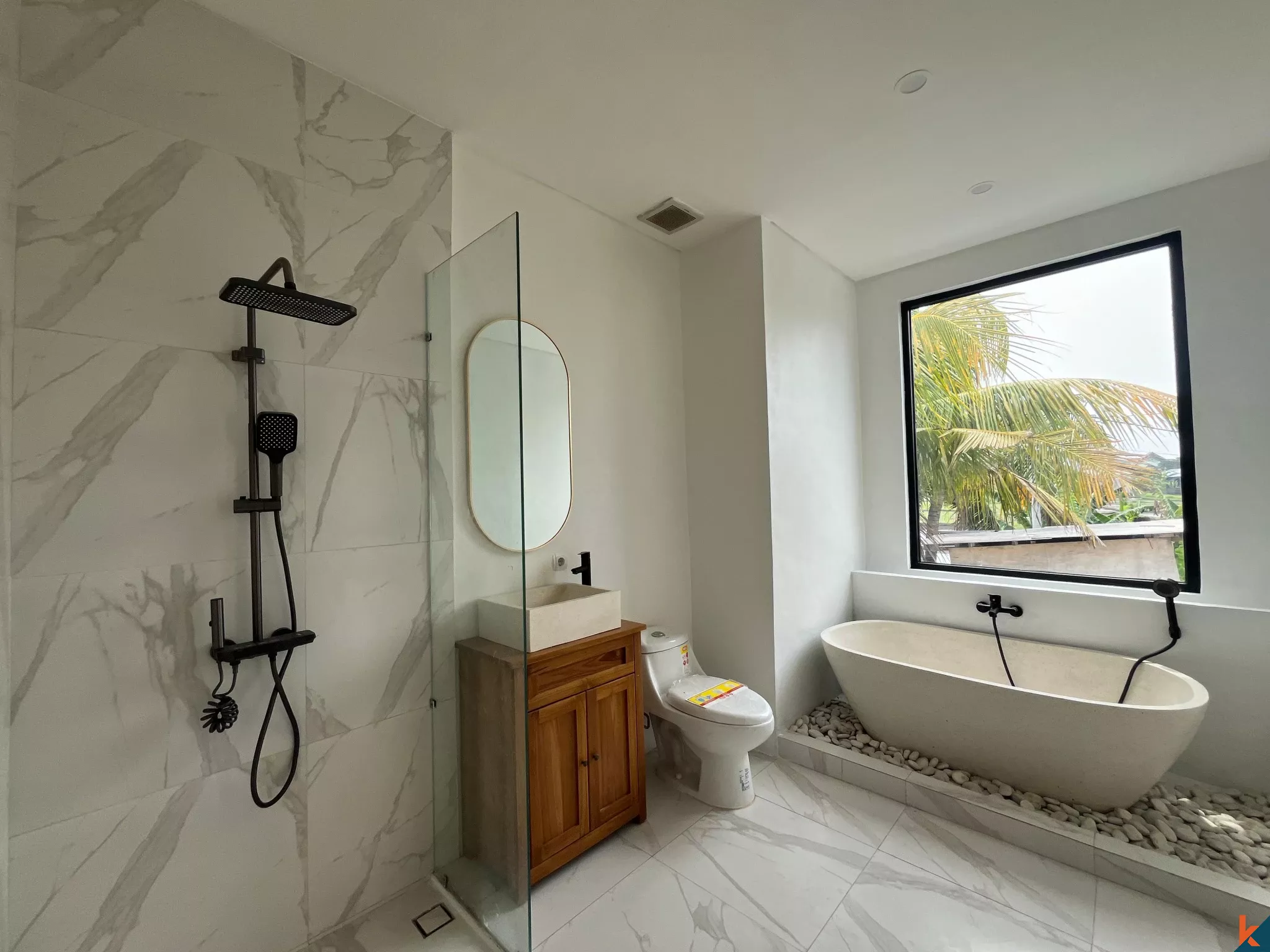 Brand New-Charming 2 BR Semi-Furnished Villa in Strategic Munggu