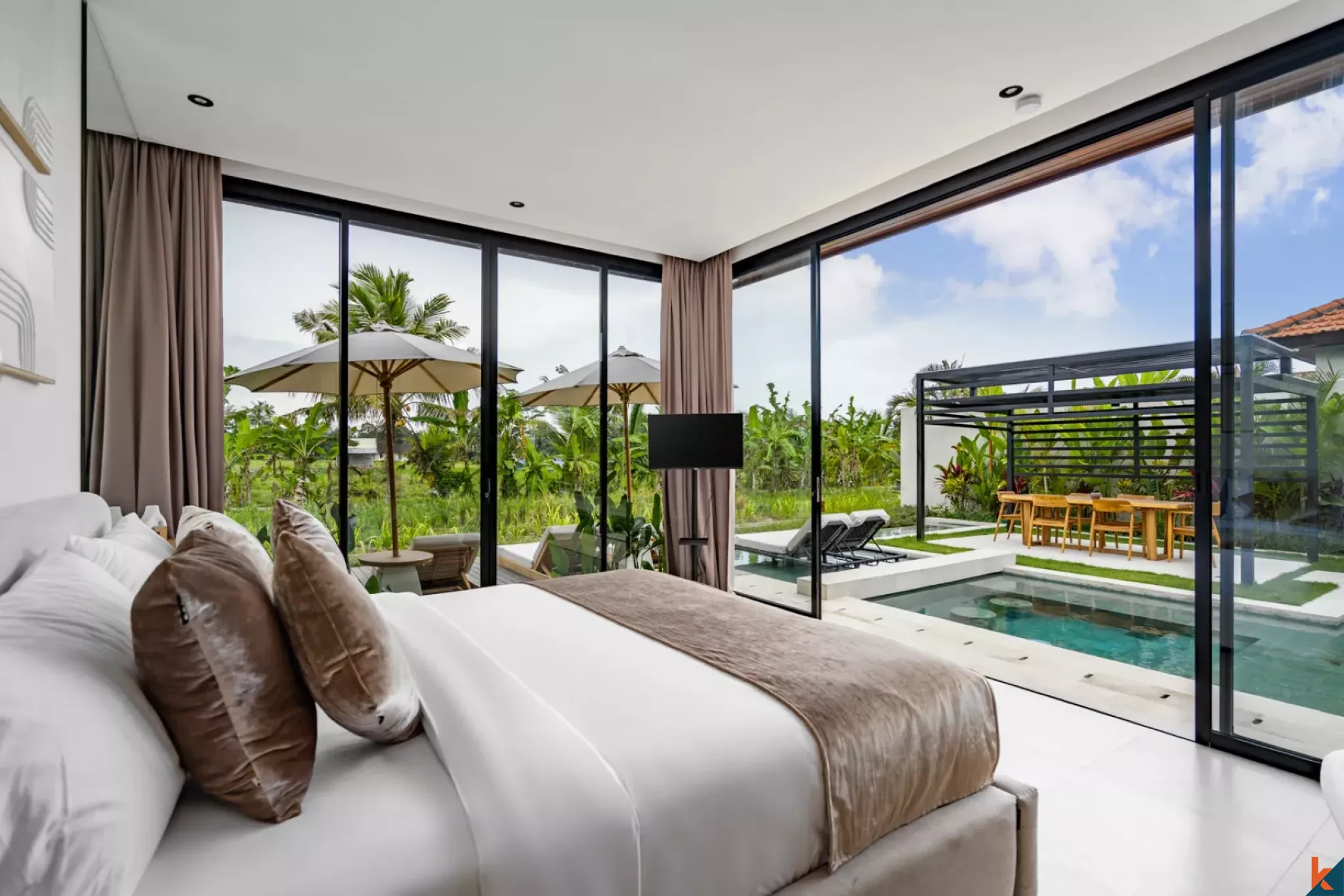 Modern and Exquisite Three Bedroom Investment Leasehold Property in Ubud - Singakerta