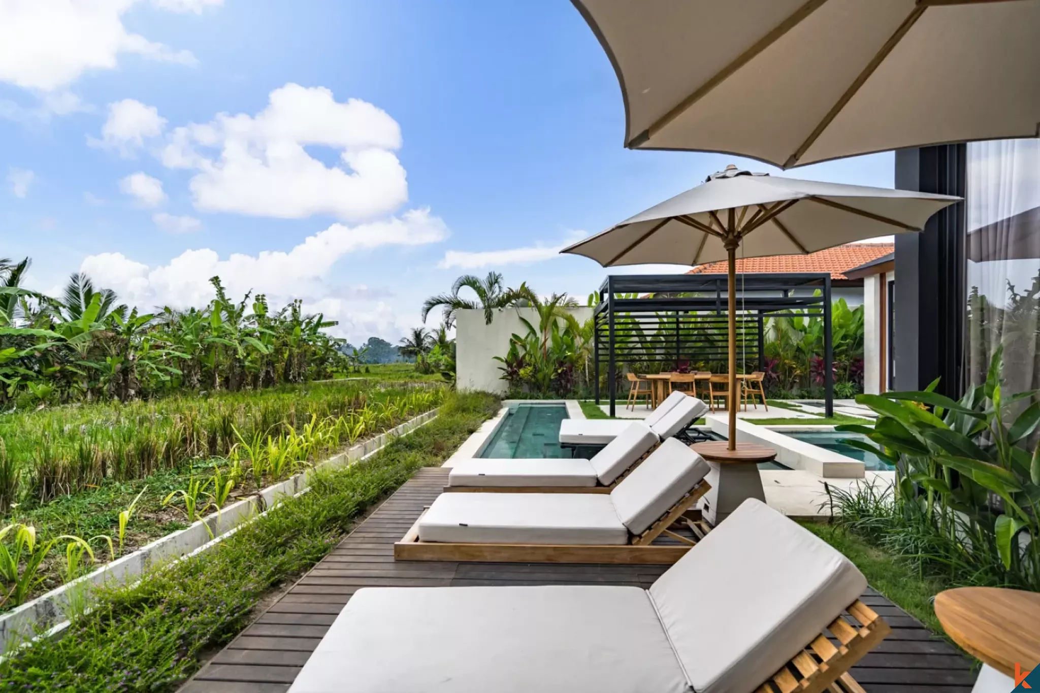 Modern and Exquisite Three Bedroom Investment Leasehold Property in Ubud - Singakerta