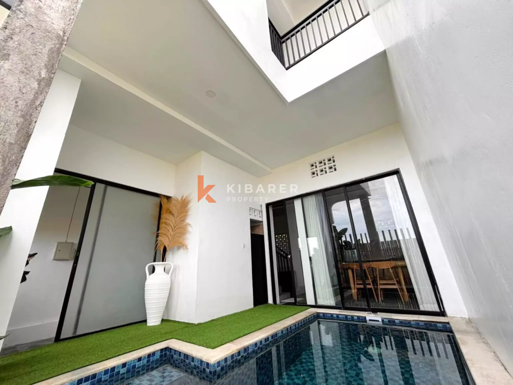 Vila Tamu Tertutup Tiga Kamar Tidur Baru di Munggu