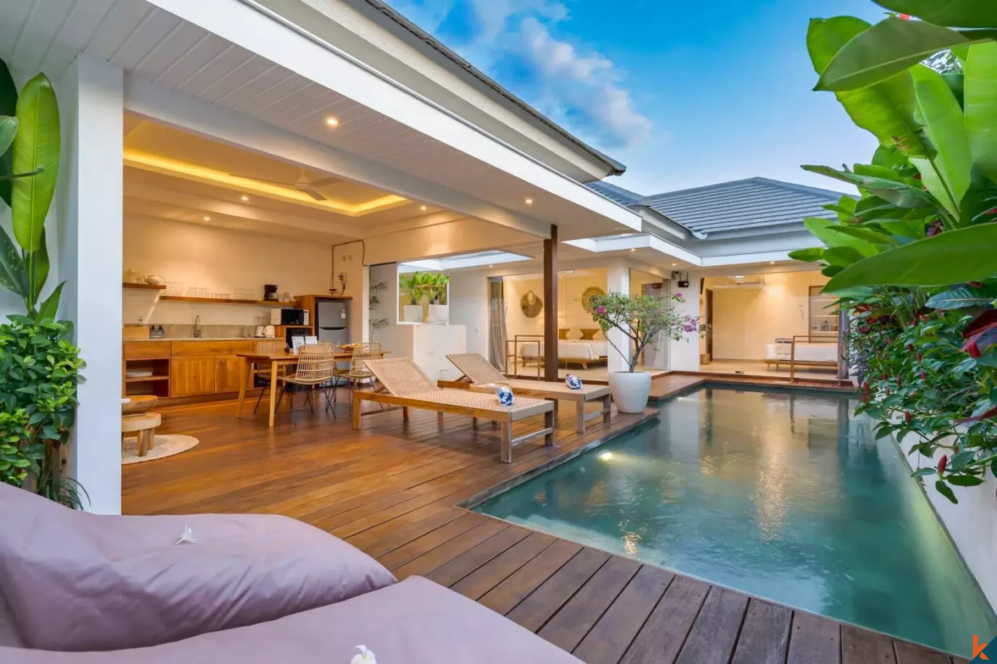 Two Bedroom Villa for Lease Walking Distance to the Beach in Nyanyi