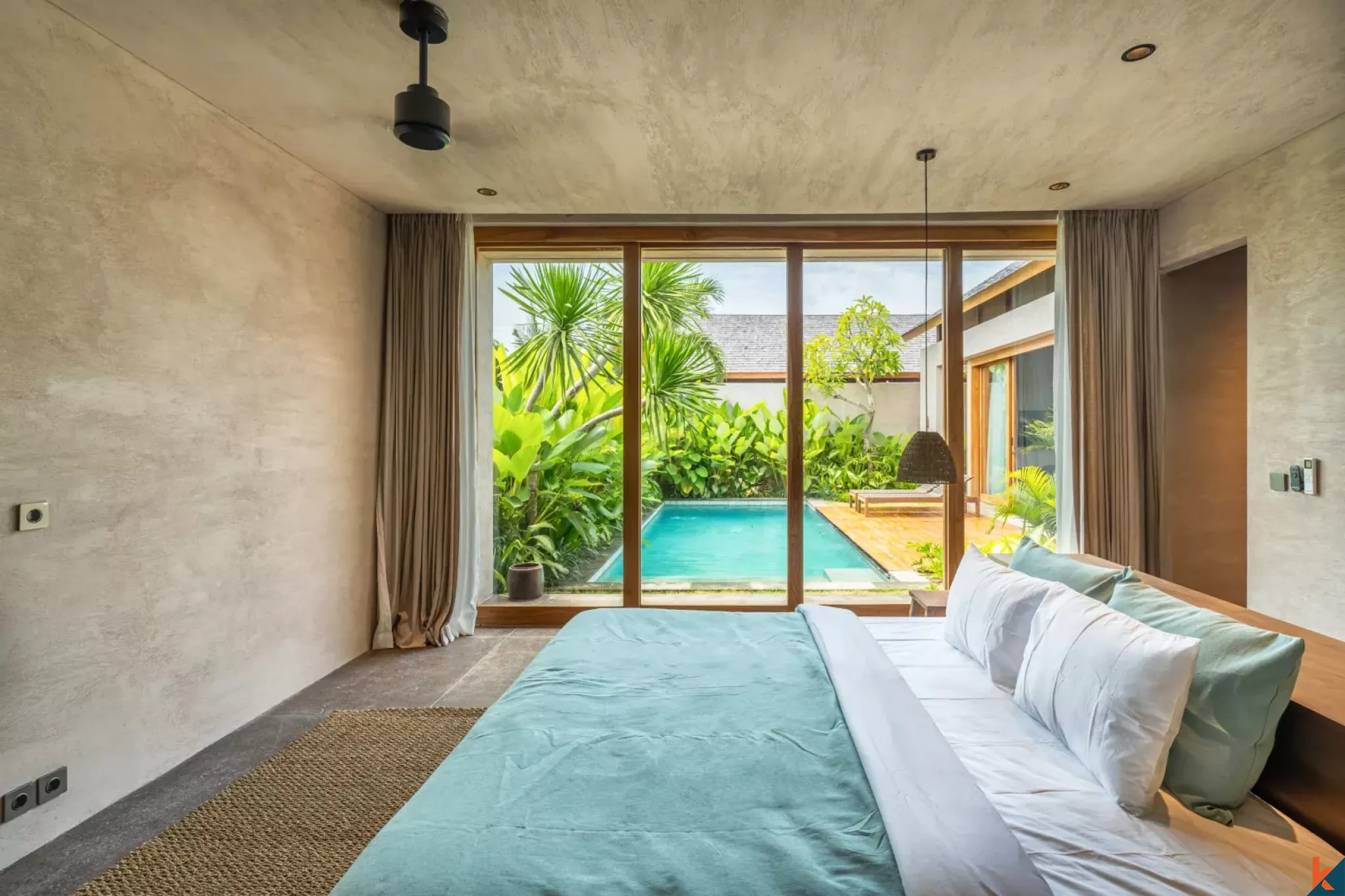 Serene two bedroom leasehold property with ricefield view in Seseh