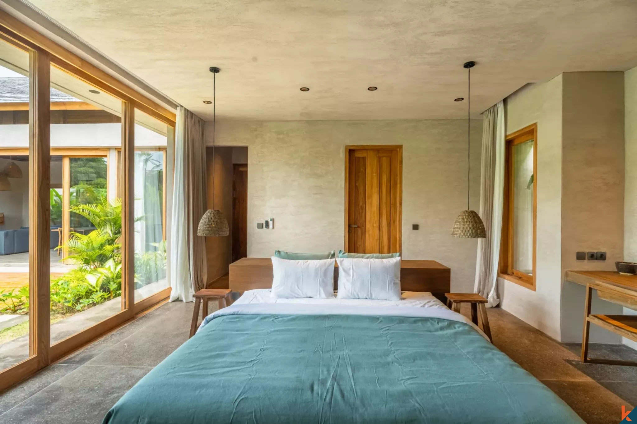 Serene two bedroom leasehold property with ricefield view in Seseh