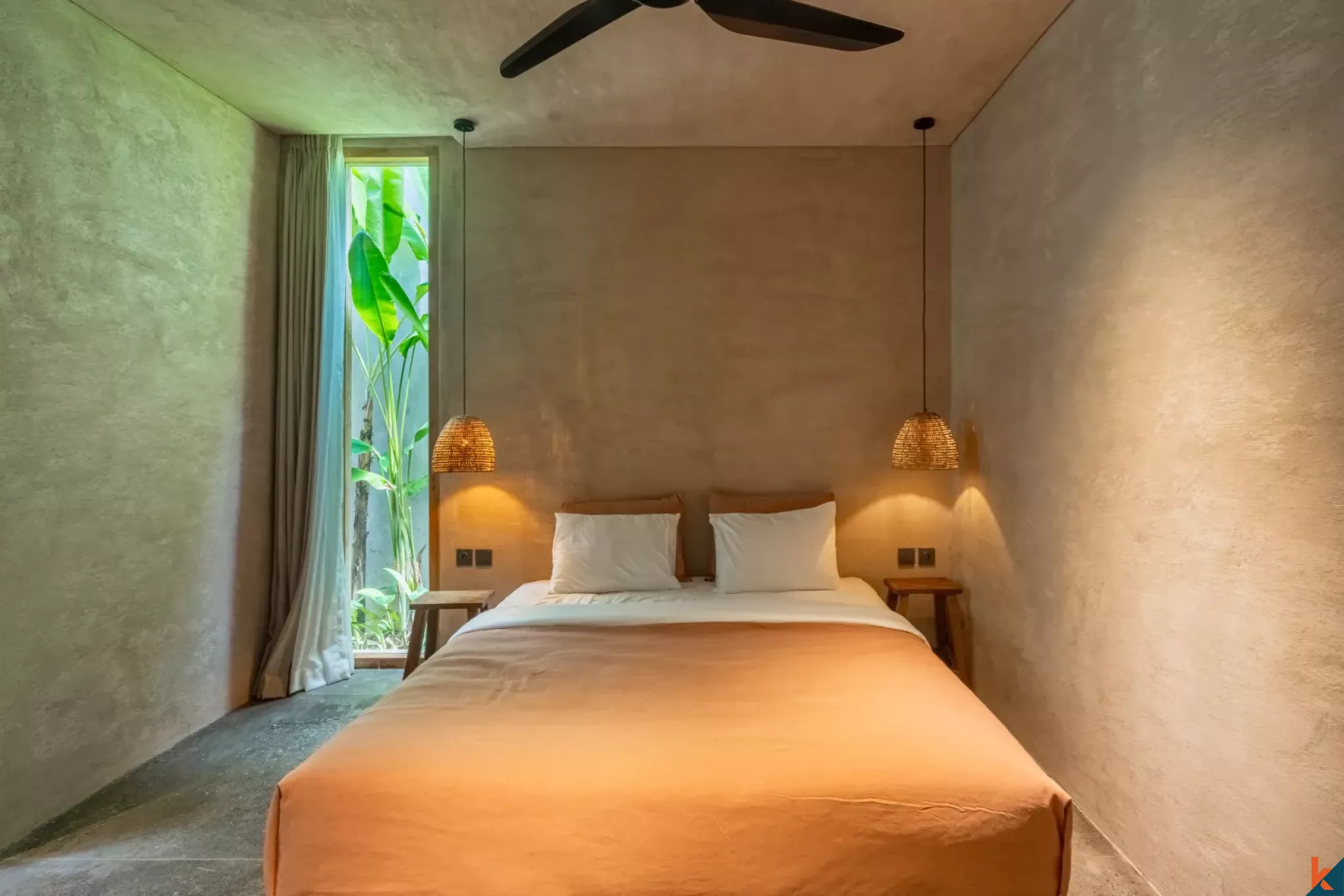 Serene two bedroom leasehold property with ricefield view in Seseh