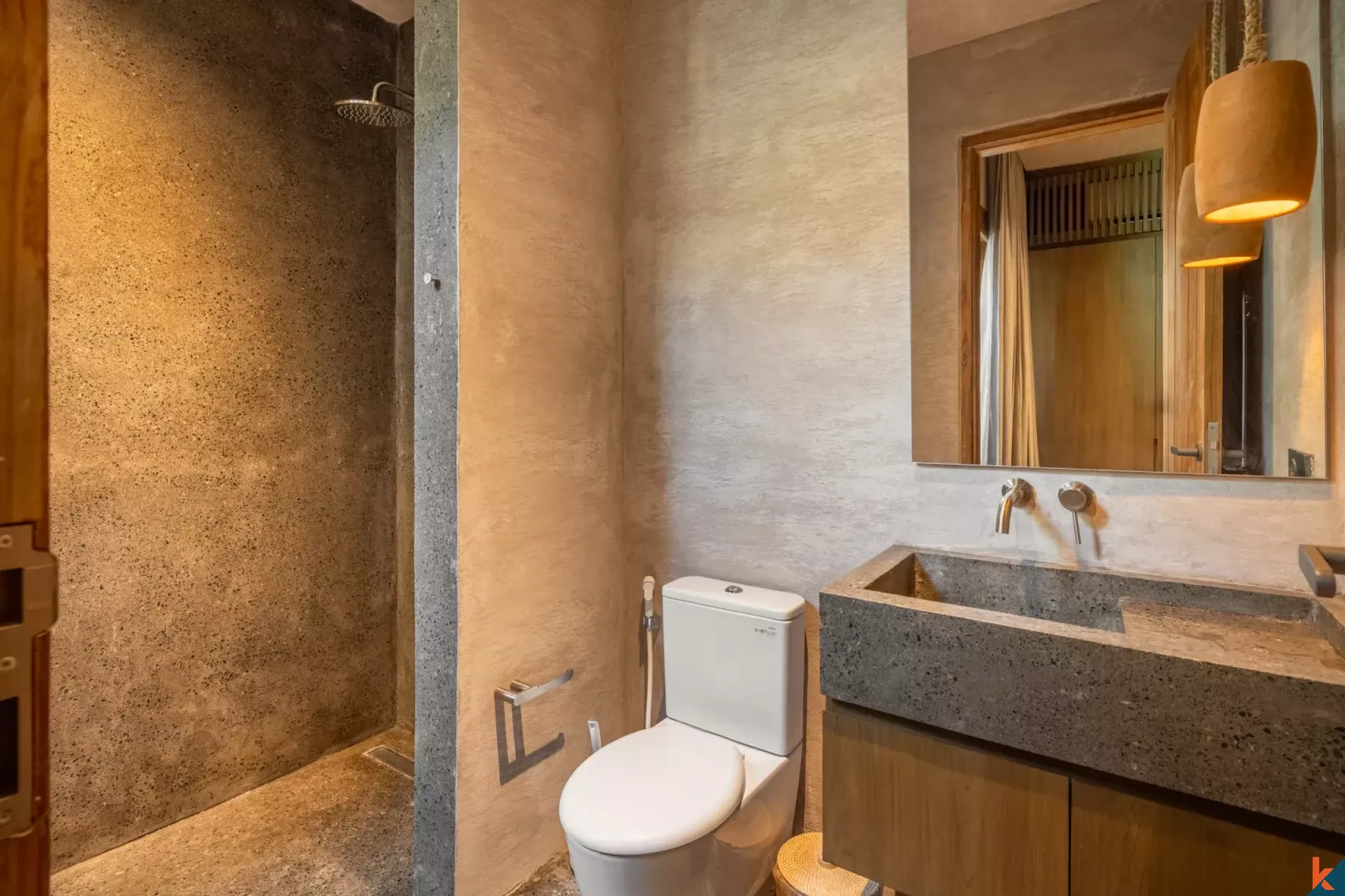 Serene two bedroom leasehold property with ricefield view in Seseh