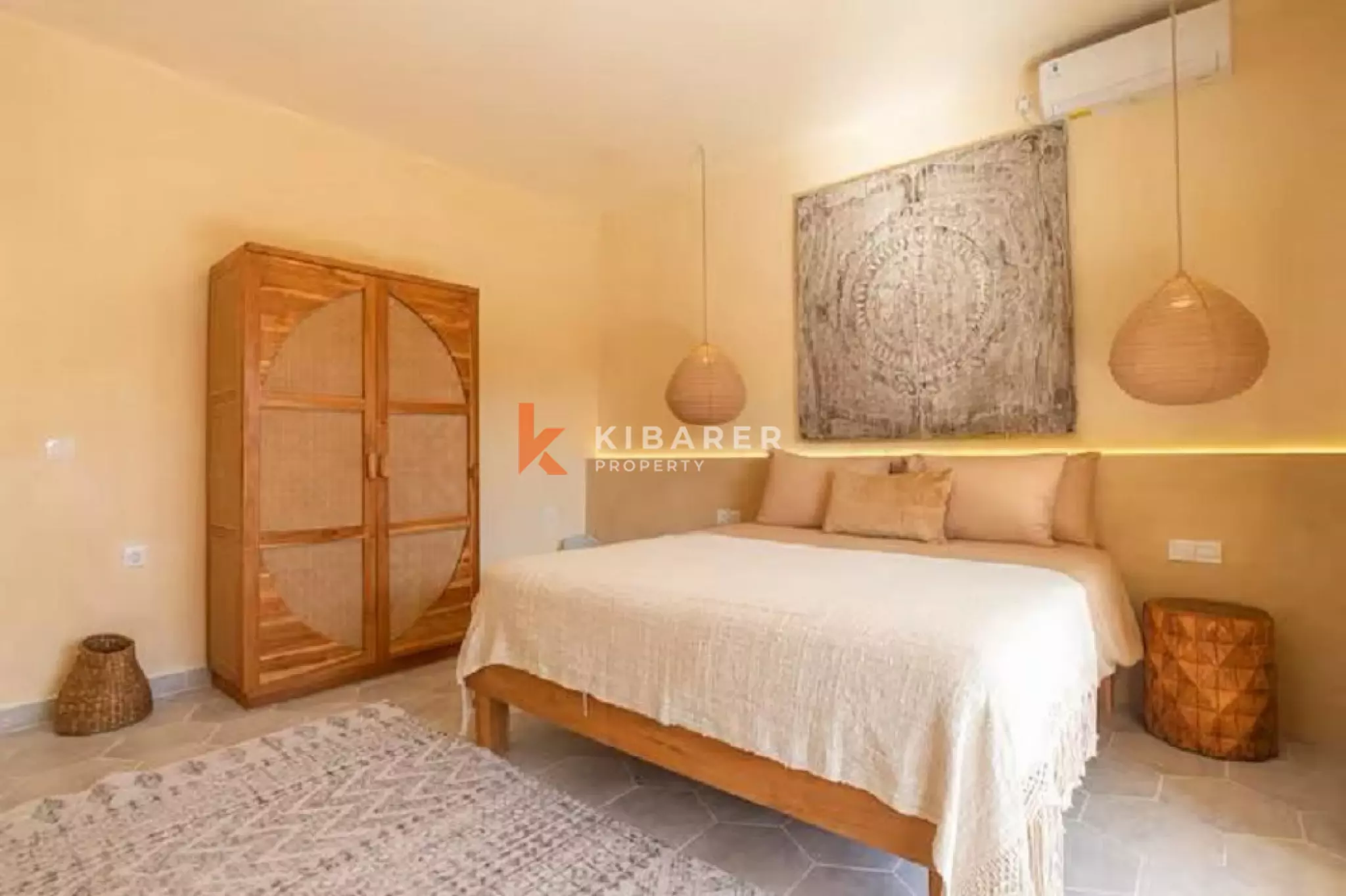 Lovely Mediterranean Three-Bedrooms Villa in Vibrant Pererenan