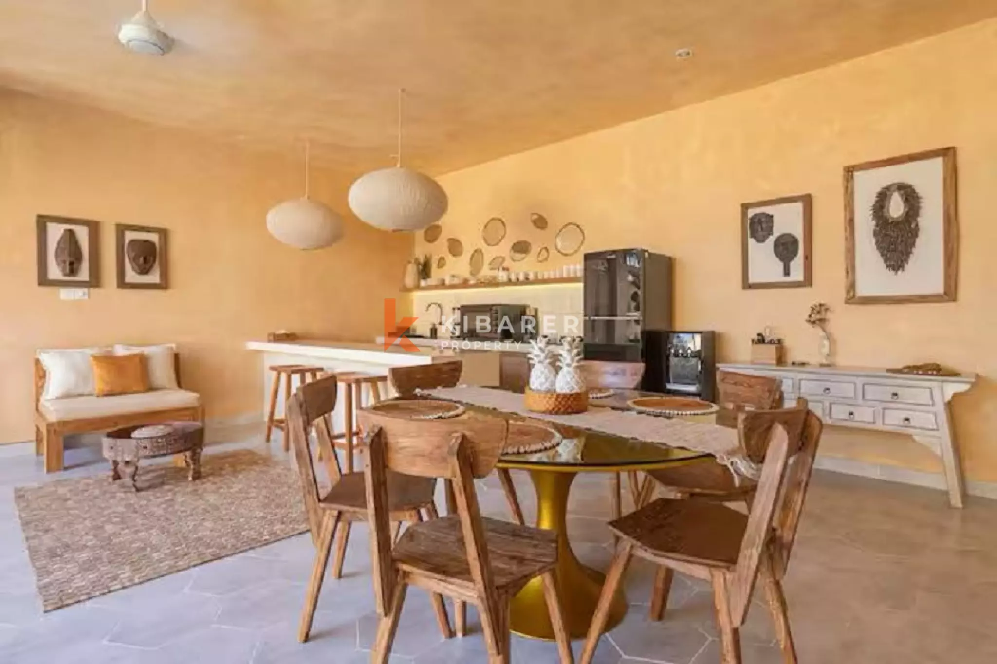 Lovely Mediterranean Three-Bedrooms Villa in Vibrant Pererenan