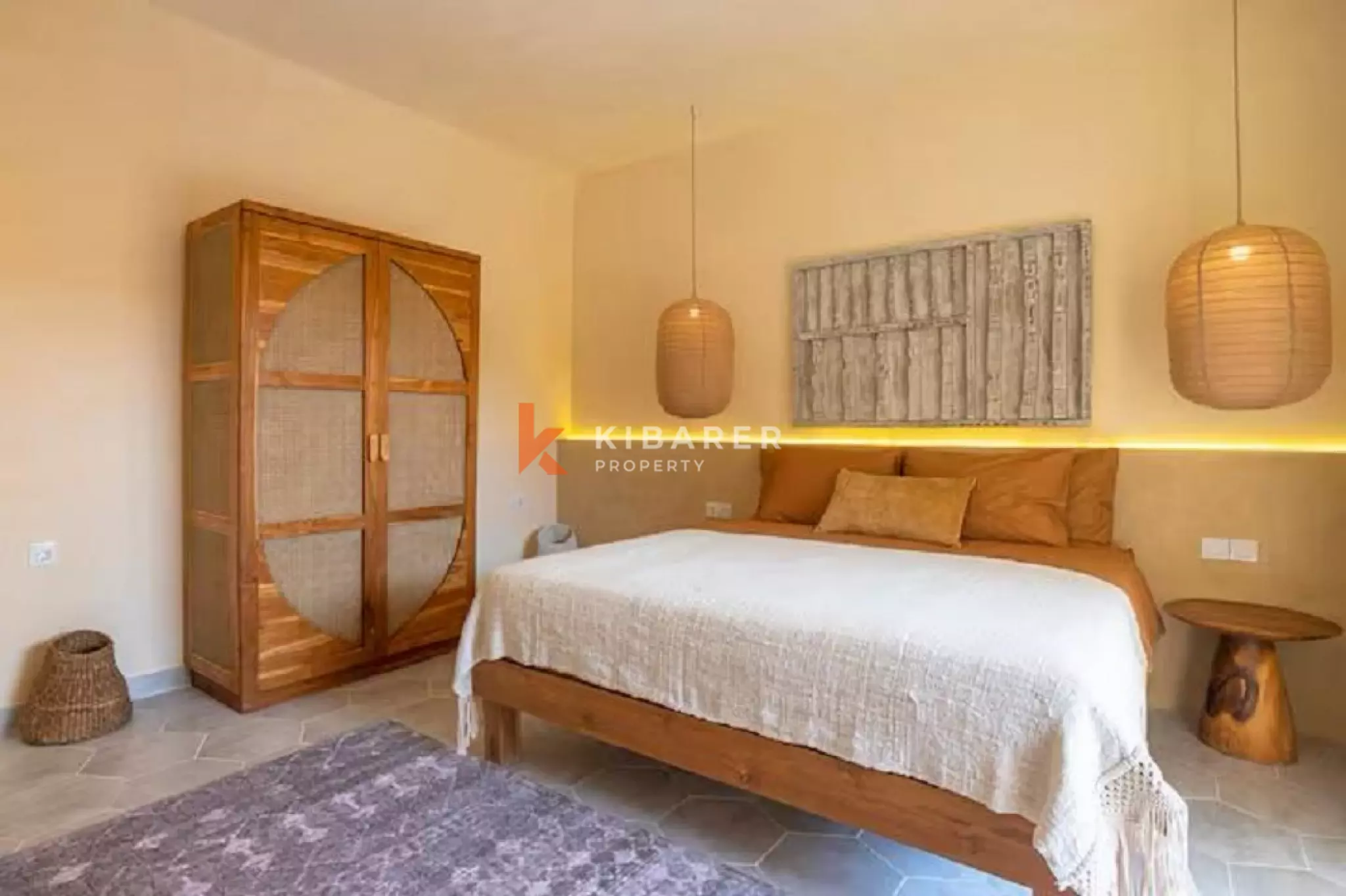 Lovely Mediterranean Three-Bedrooms Villa in Vibrant Pererenan