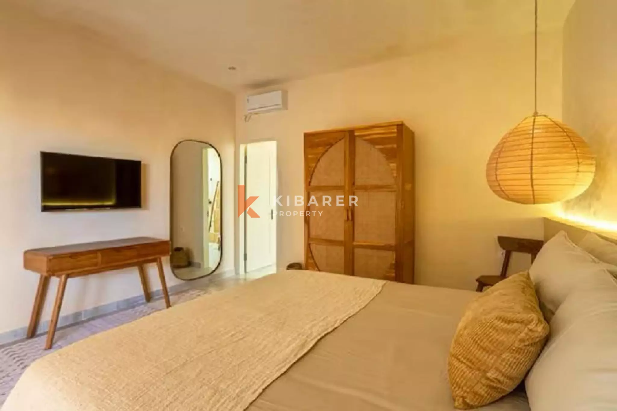 Lovely Mediterranean Three-Bedrooms Villa in Vibrant Pererenan