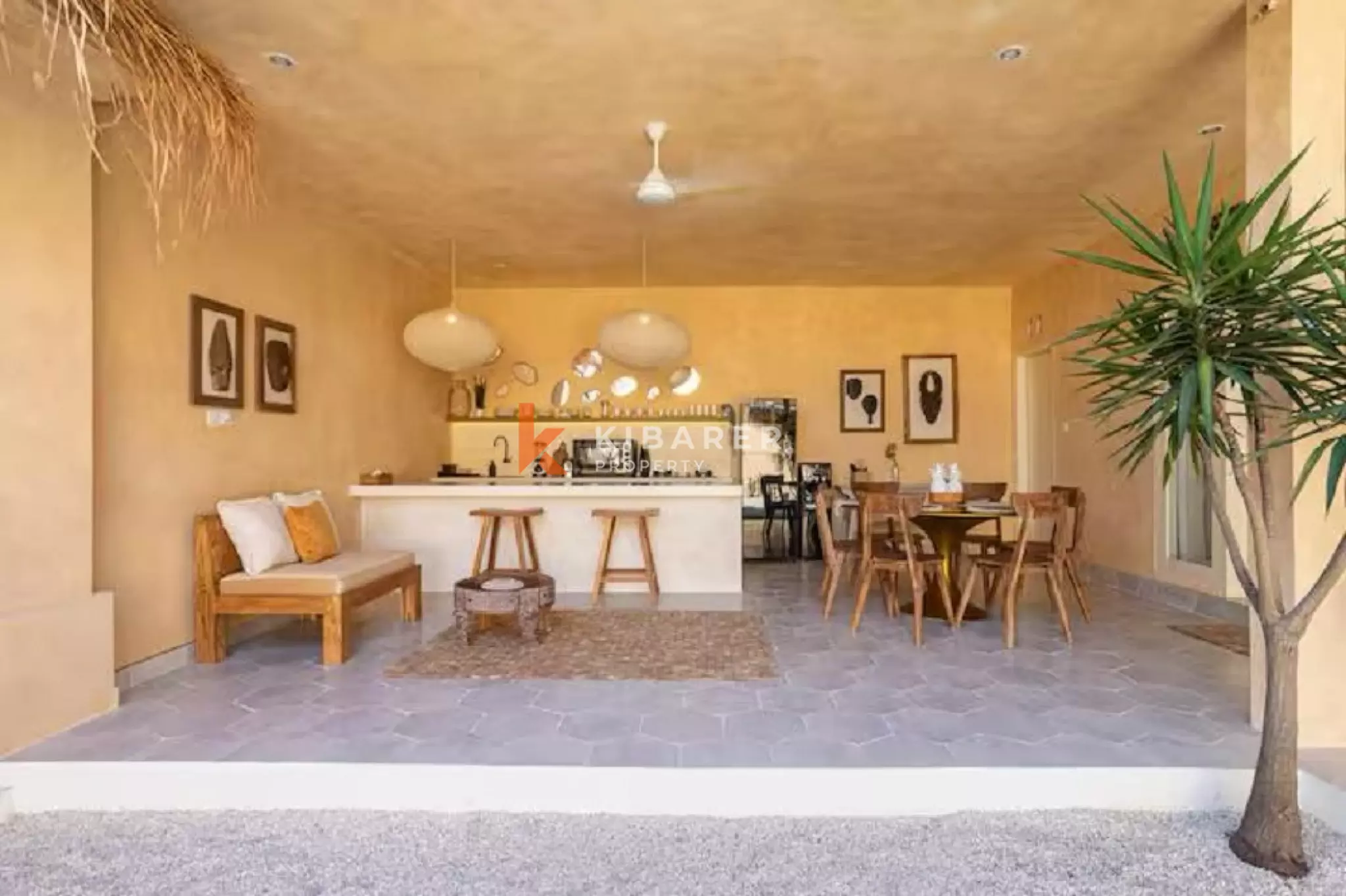 Lovely Mediterranean Three-Bedrooms Villa in Vibrant Pererenan