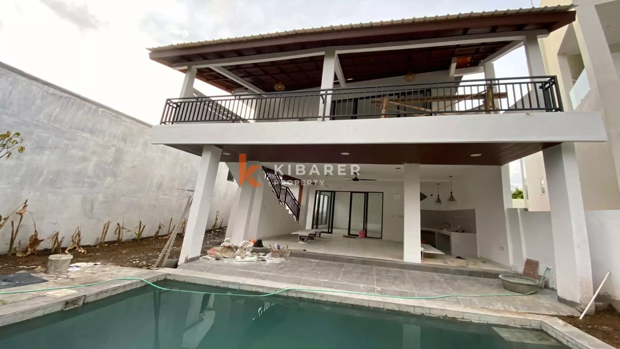 Charming Two-Bedroom Open Living Tropical Unfurnished Villa in Pererenan