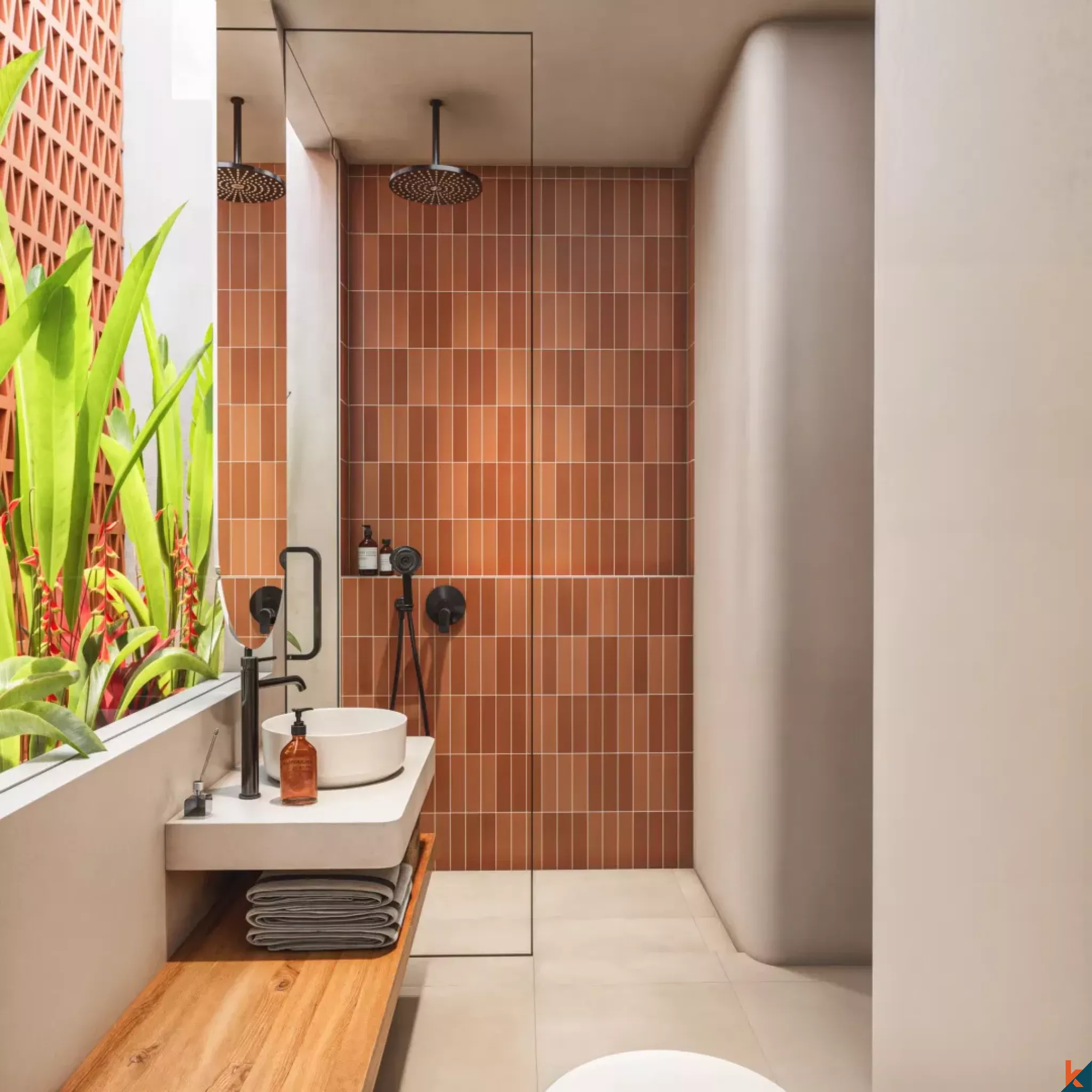 Properti hak sewa dua kamar tidur yang indah dengan pengaruh Mediterania di Tumbak Bayuh (Selesai pada April 2026)