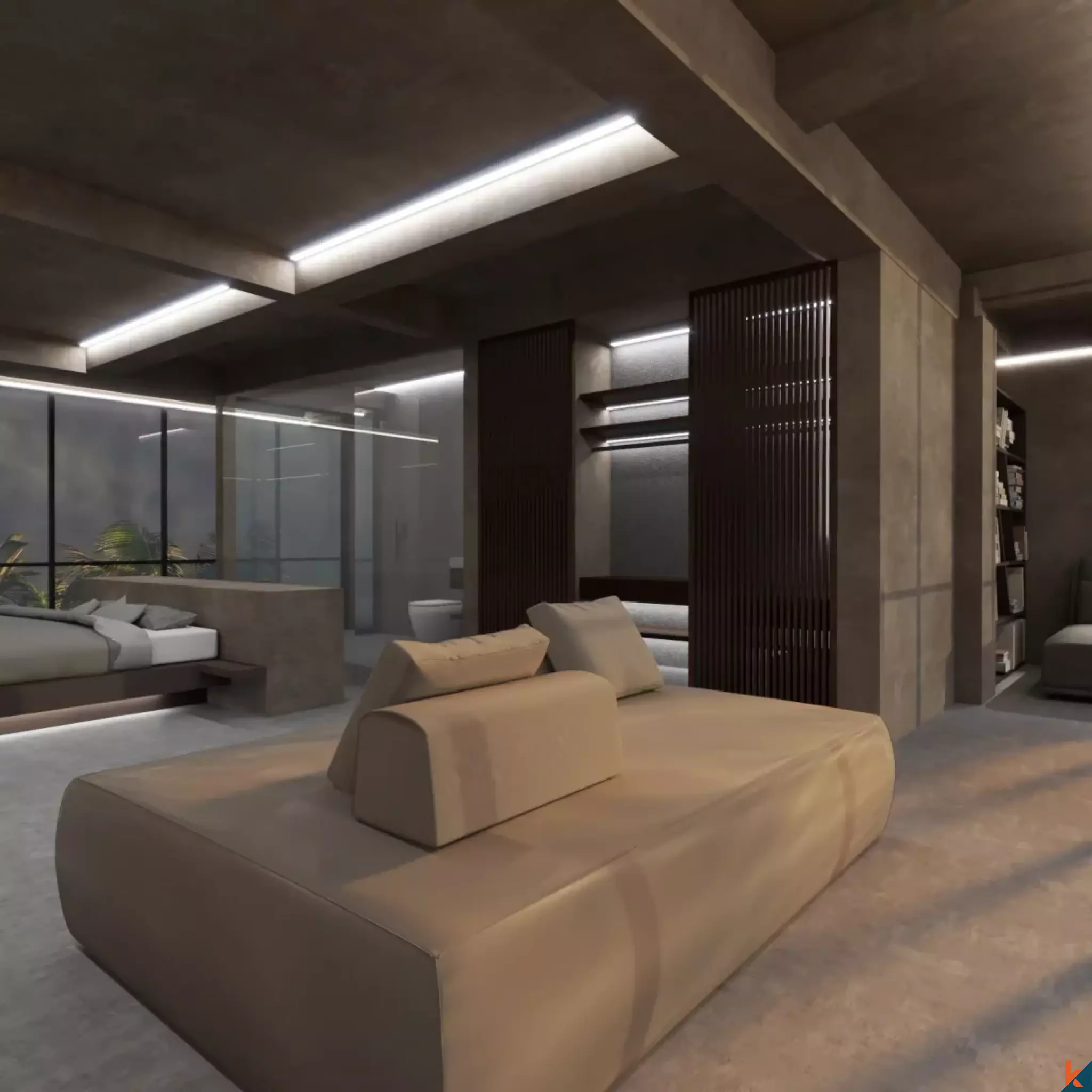 Terrain de choix avec vue sur l'océan, projet réalisé à 70% à Uluwatu