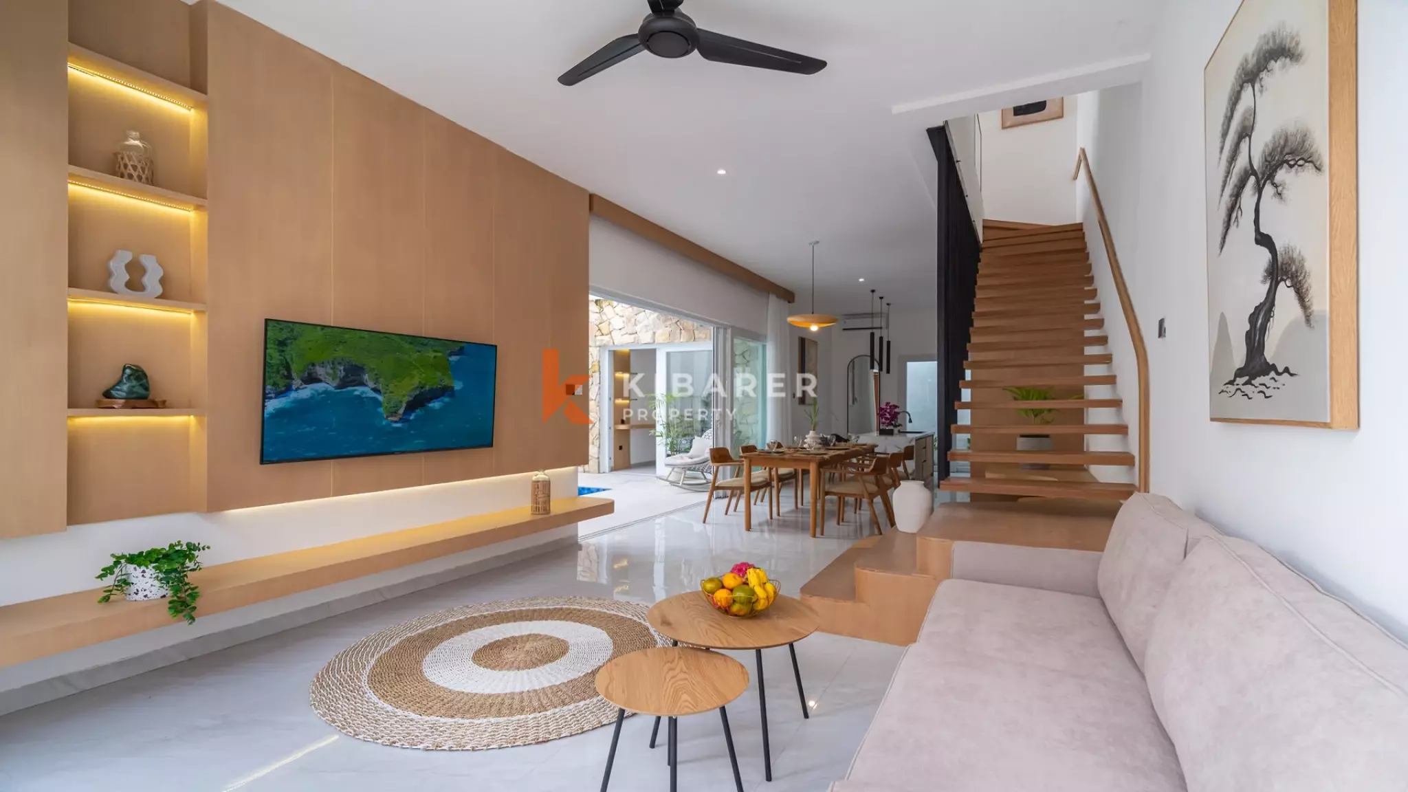 Contemporary Three-Bedroom Tropical Residence with Private Pool in Prime Jimbaran