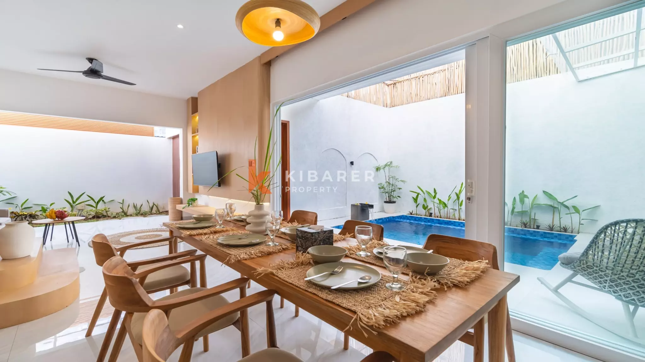 Contemporary Three-Bedroom Tropical Residence with Private Pool in Prime Jimbaran