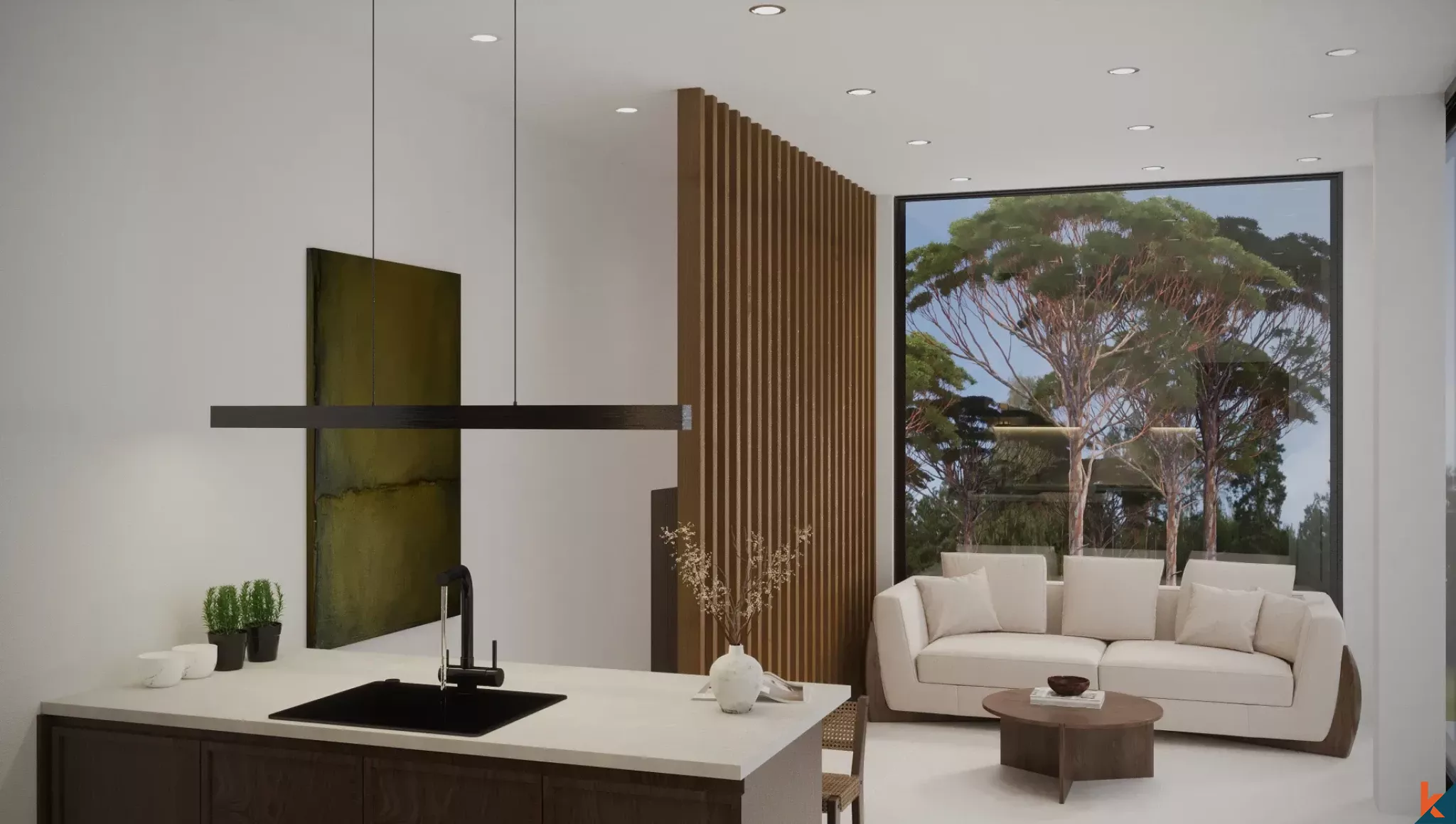 One Bedroom Nature-Front Investment Property for Lease in Ubud (Delivery December 2026)