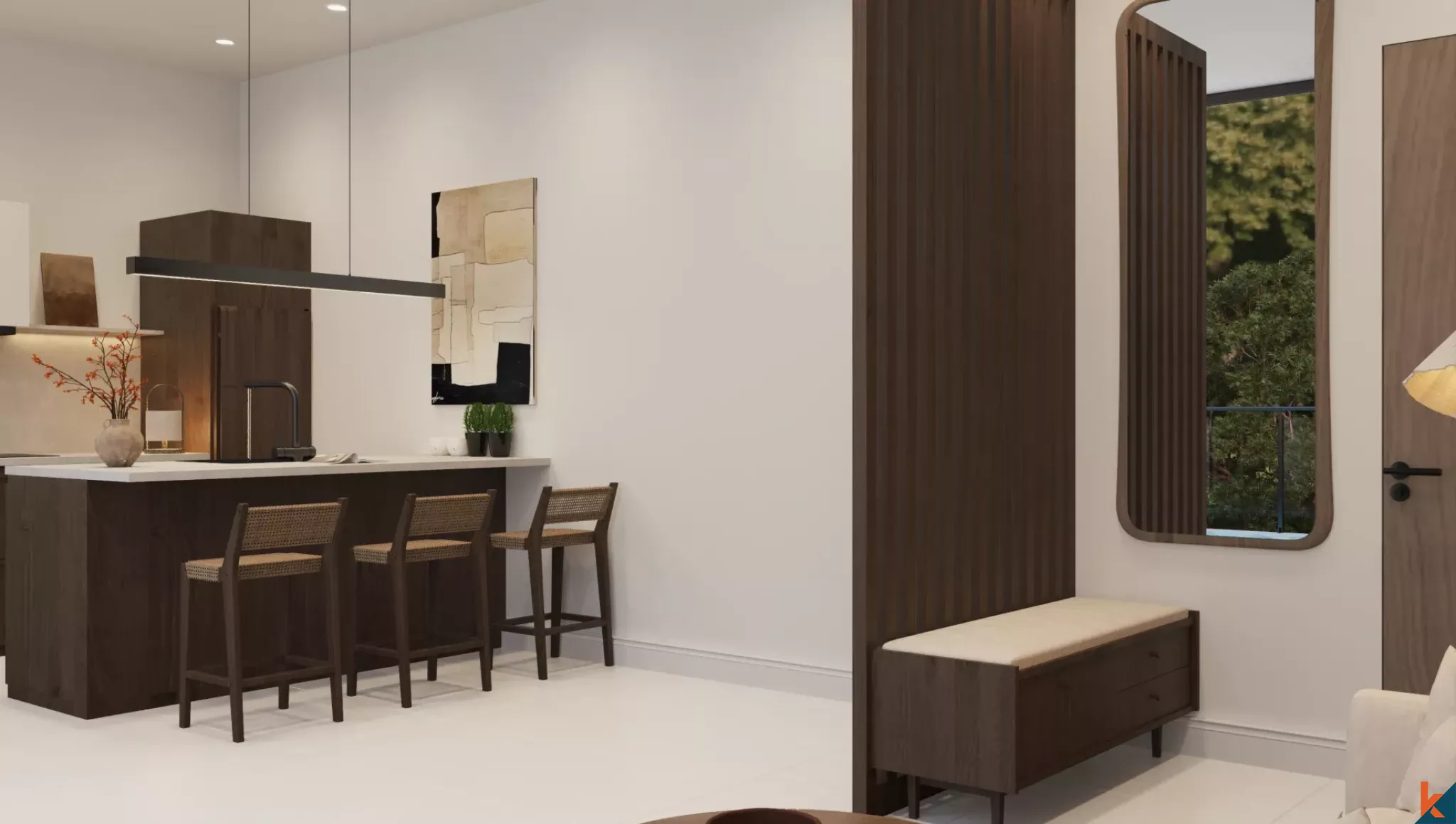 One Bedroom Nature-Front Investment Property for Lease in Ubud (Delivery December 2026)