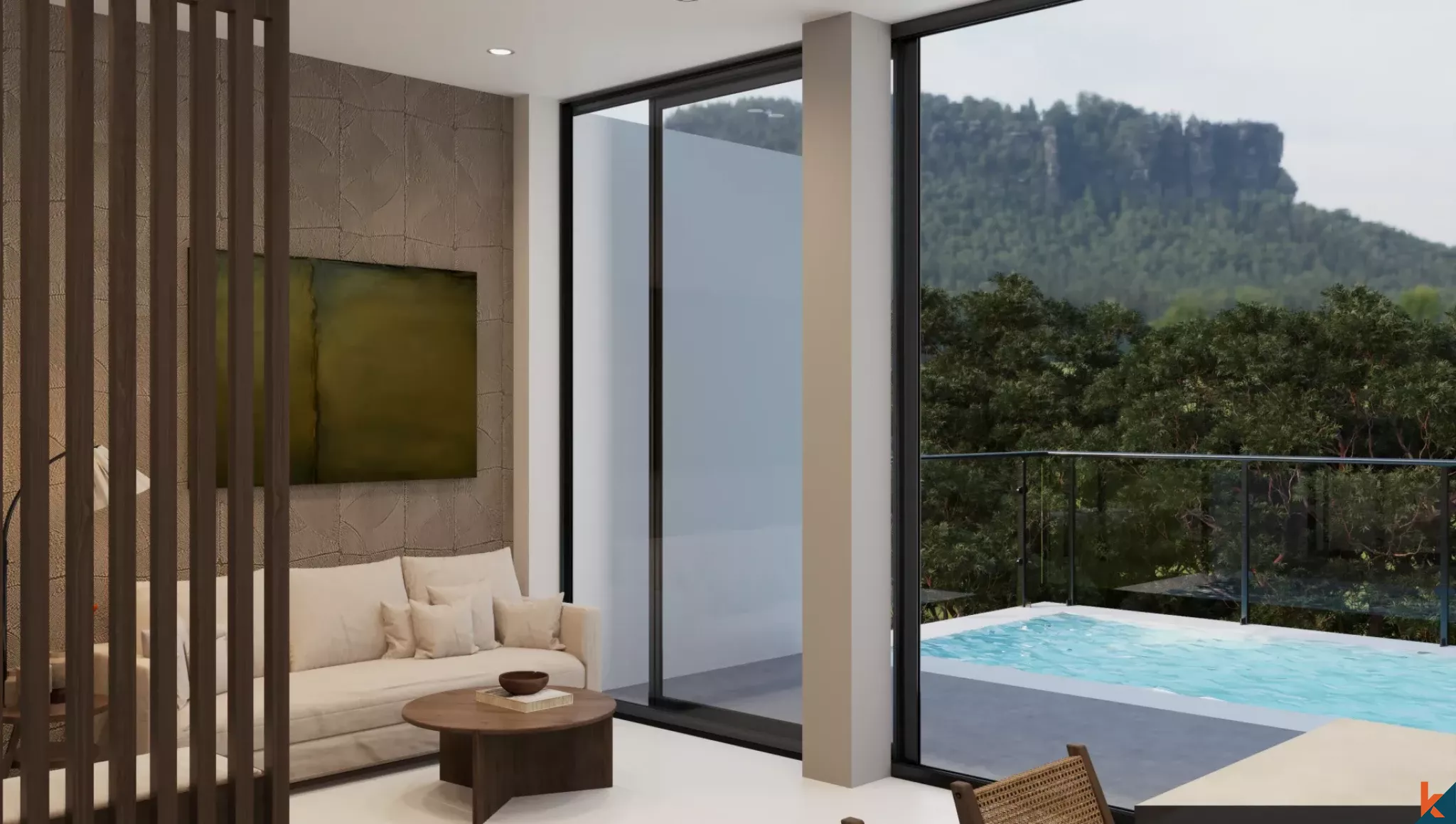 One Bedroom Nature-Front Investment Property for Lease in Ubud (Delivery December 2026)