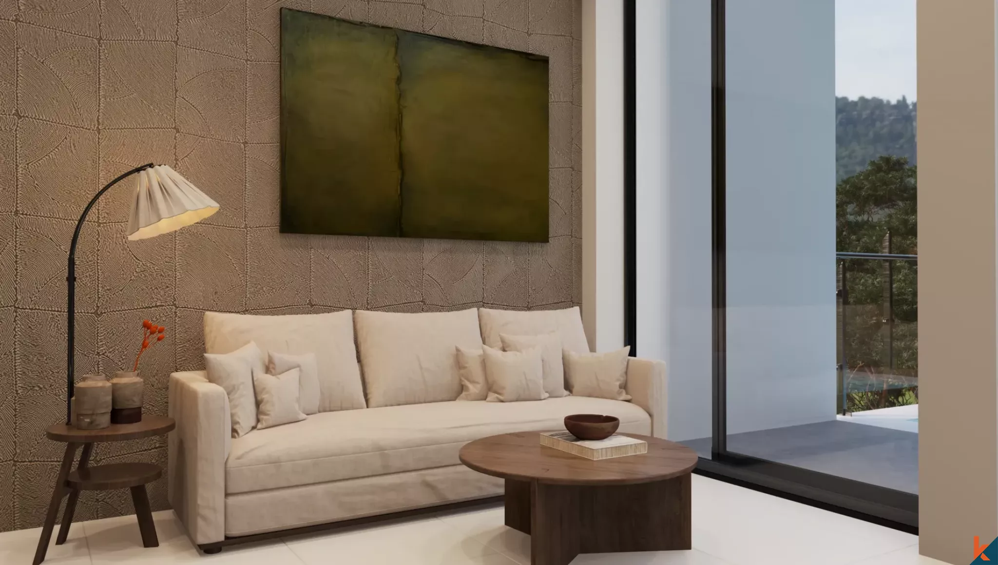 One Bedroom Nature-Front Investment Property for Lease in Ubud (Delivery December 2026)