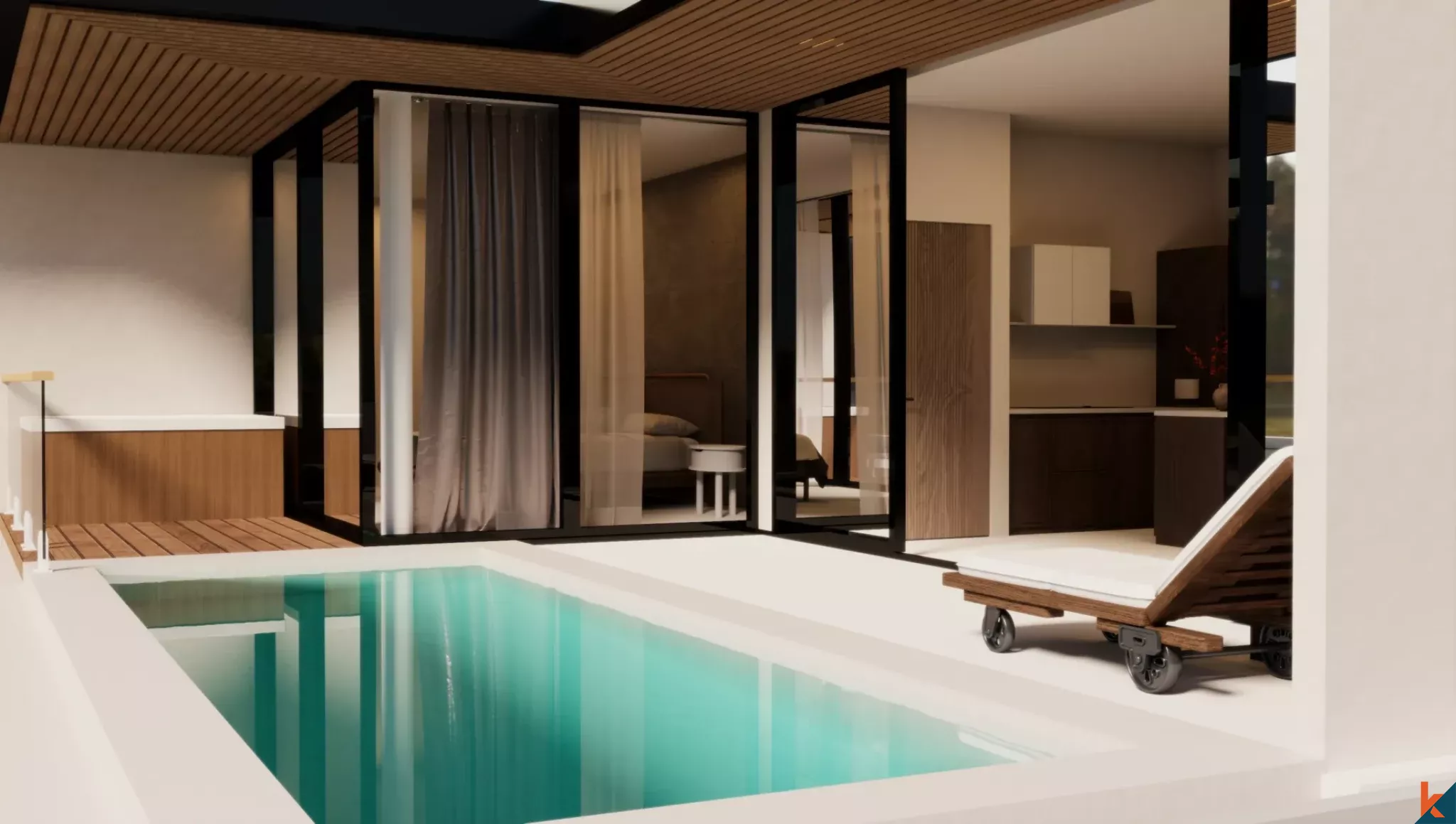 One Bedroom Nature-Front Investment Property for Lease in Ubud (Delivery December 2026)