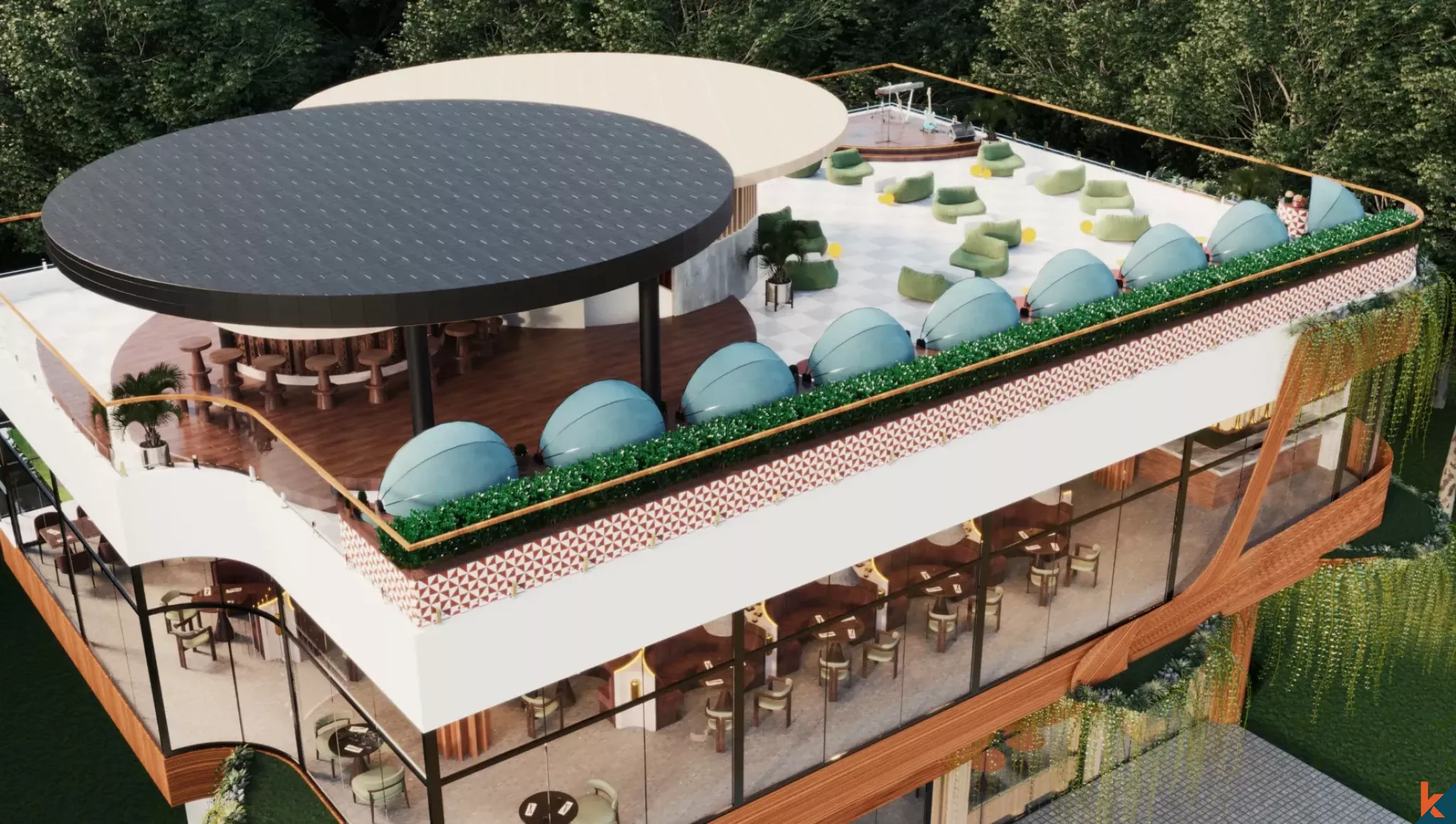 Two Bedroom Nature-Front Investment Property for Lease in Ubud (Delivery December 2026)