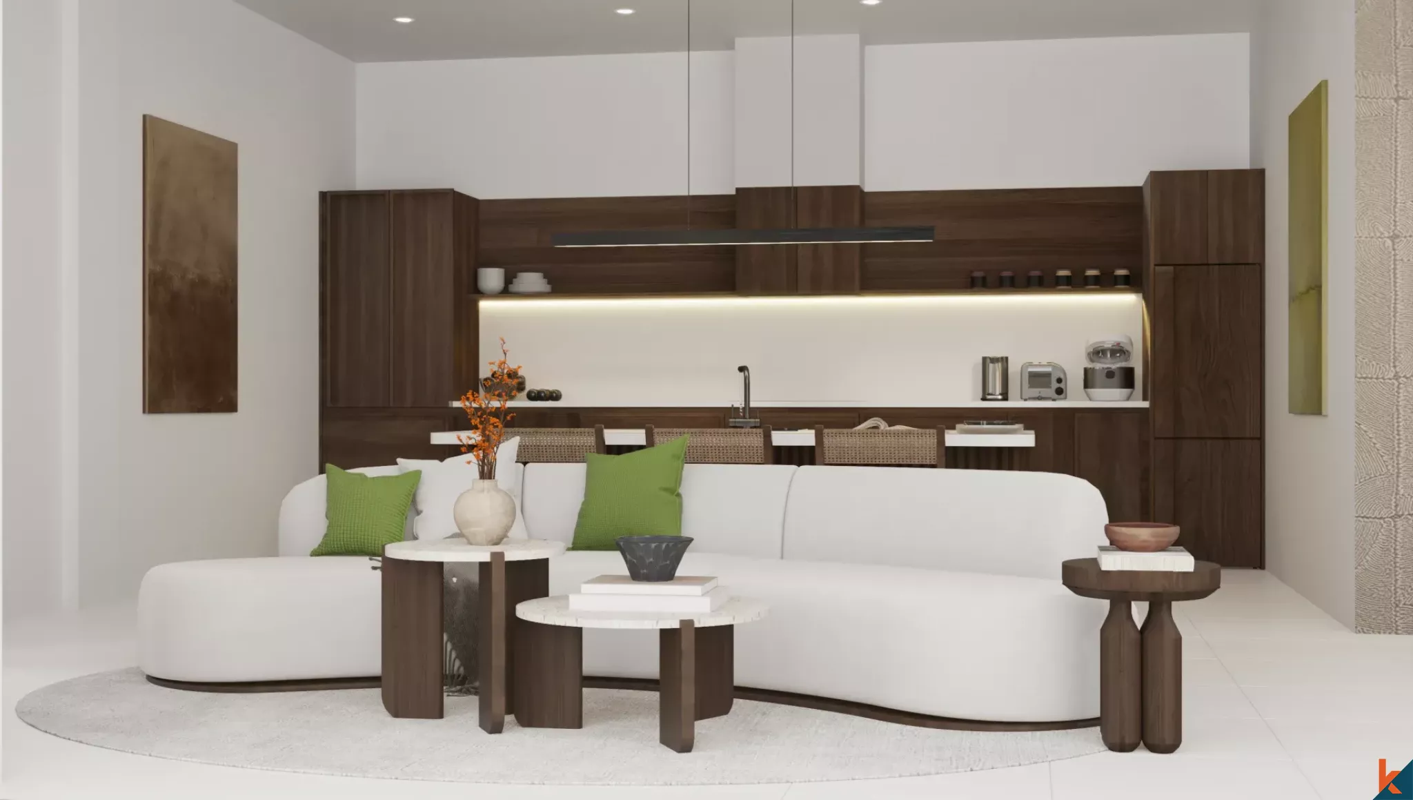 Two Bedroom Nature-Front Investment Property for Lease in Ubud (Delivery December 2026)