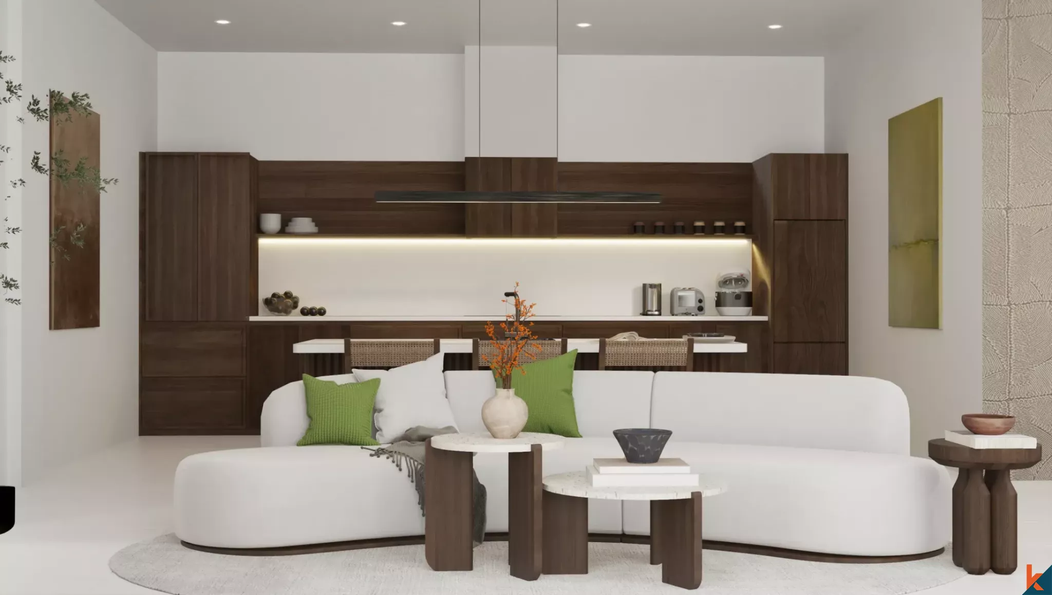 Two Bedroom Nature-Front Investment Property for Lease in Ubud (Delivery December 2026)