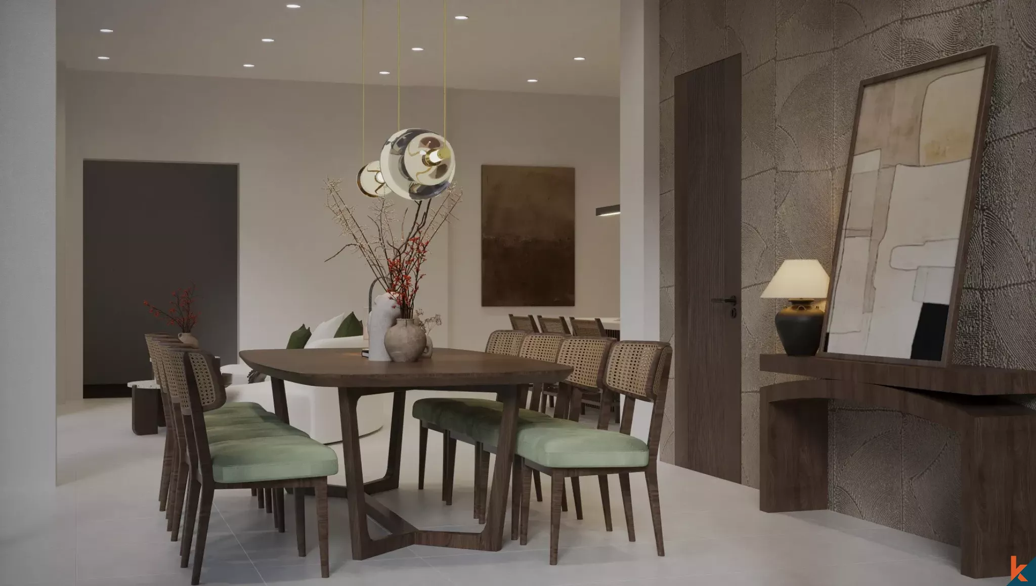 Two Bedroom Nature-Front Investment Property for Lease in Ubud (Delivery December 2026)