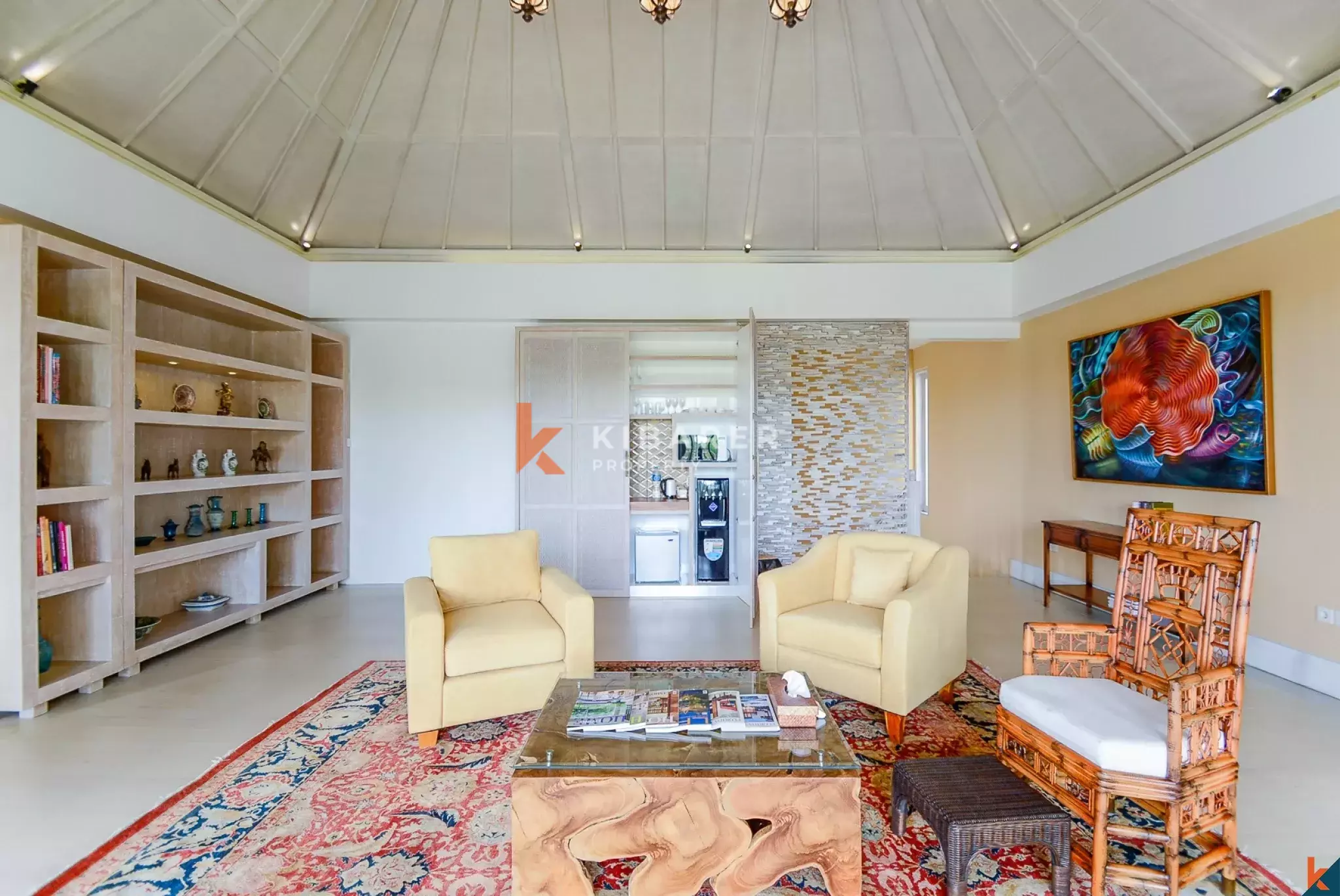 Hill Top and Ocean View Four bedroom Villa for rent in Balangan