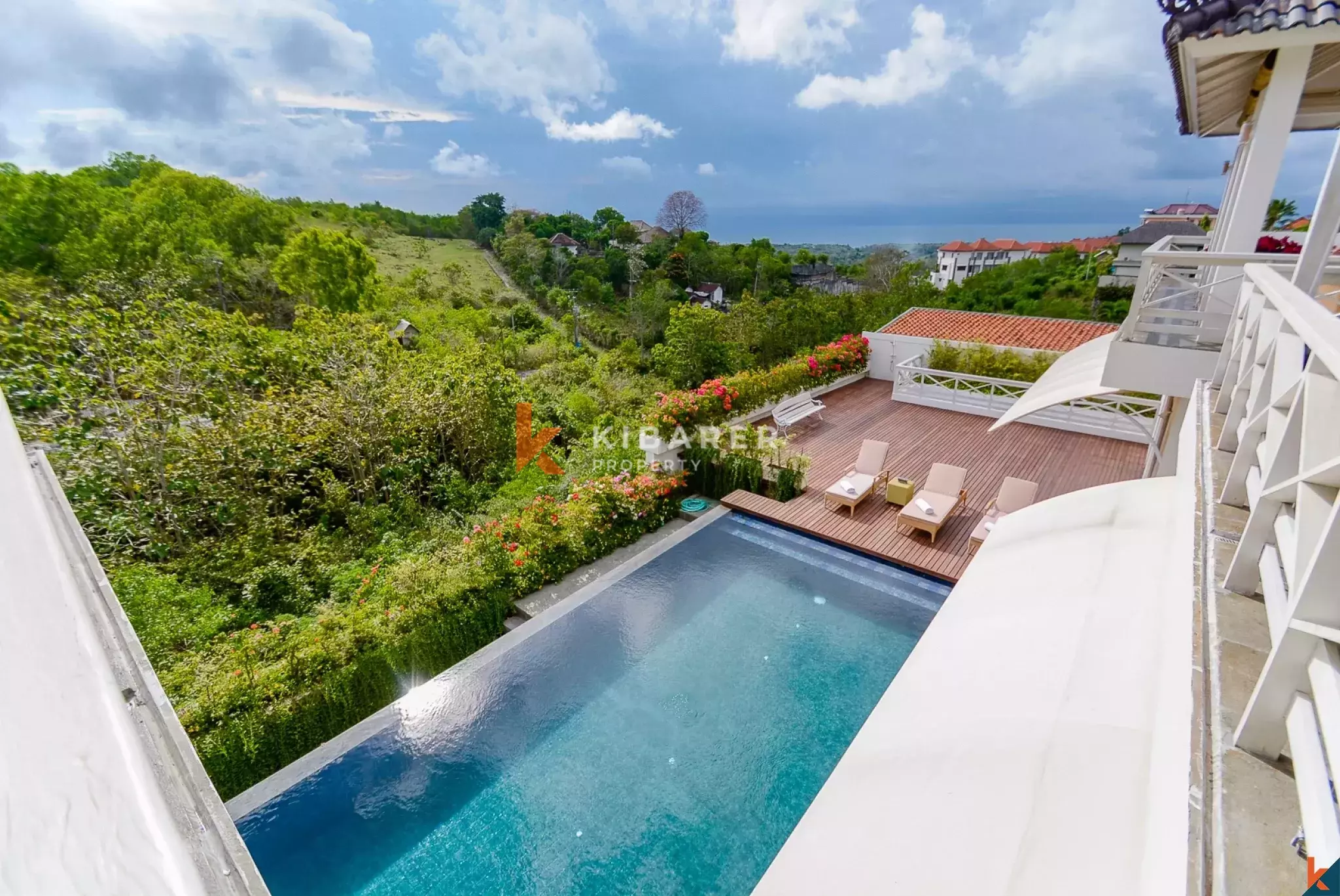 Hill Top and Ocean View Four bedroom Villa for rent in Balangan