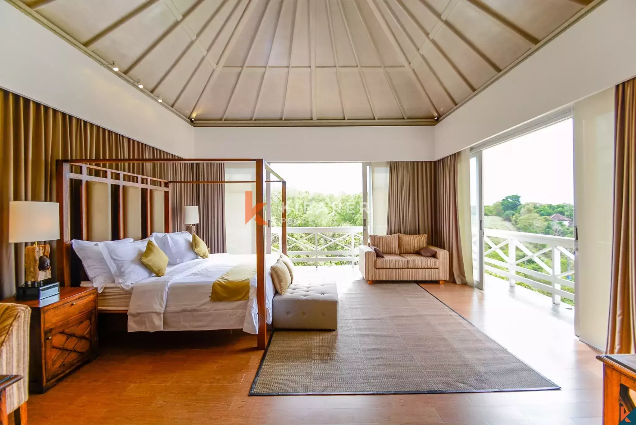 Hill Top and Ocean View Four bedroom Villa for rent in Balangan