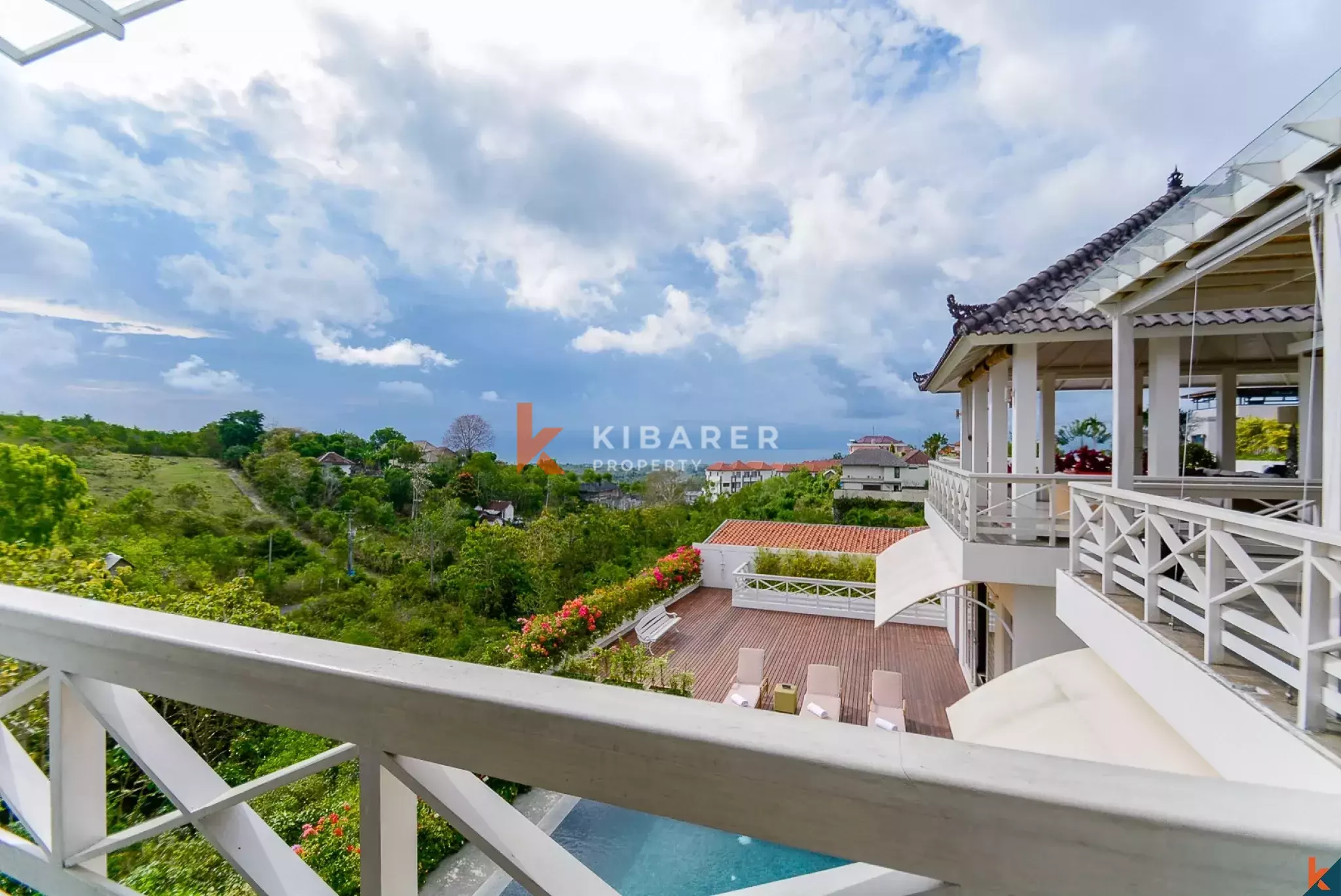 Hill Top and Ocean View Four bedroom Villa for rent in Balangan