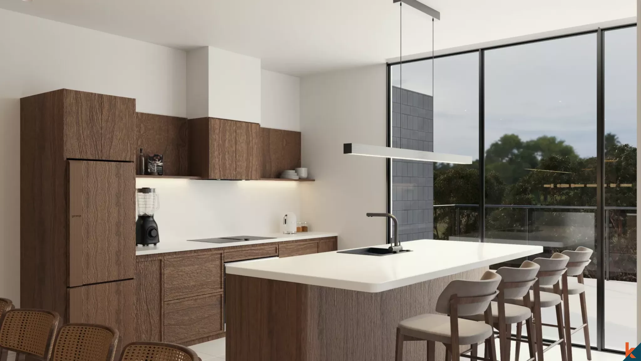 Three Bedroom Nature-Front Investment Property for Lease in Ubud (Delivery December 2026)