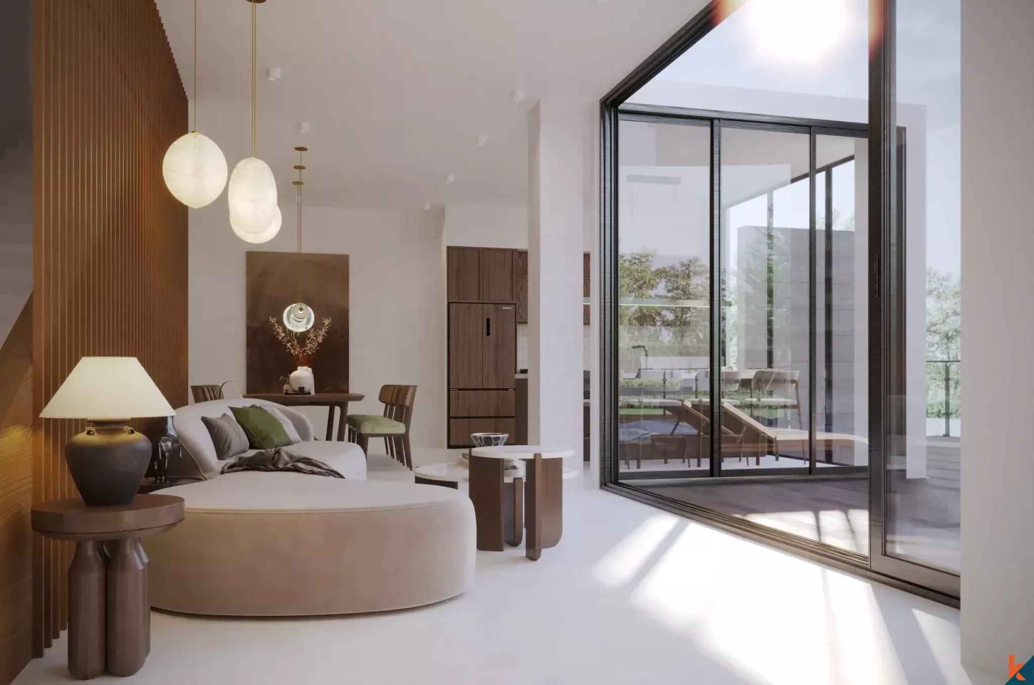 Three Bedroom Nature-Front Investment Property for Lease in Ubud (Delivery December 2026)