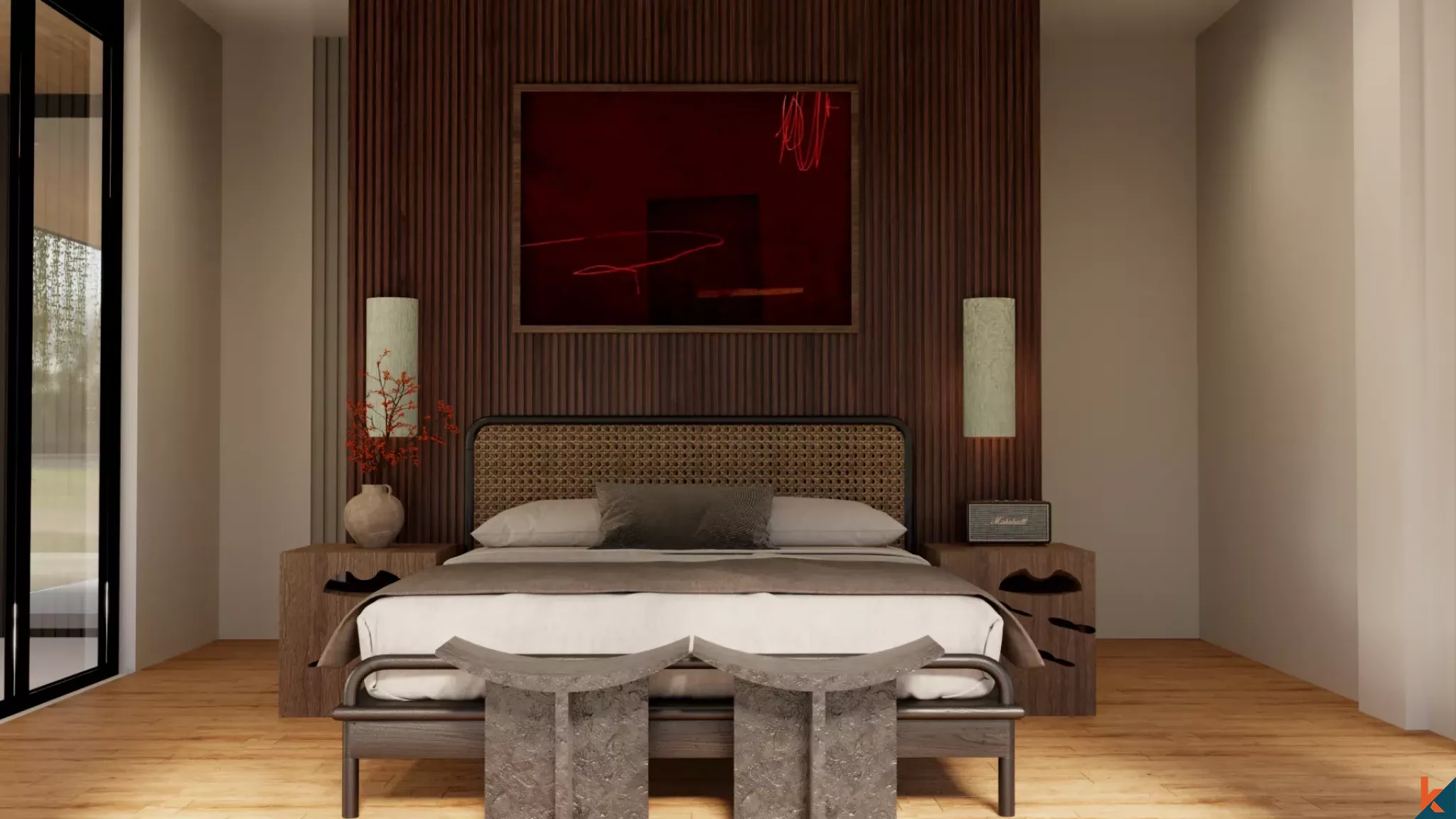 Three Bedroom Nature-Front Investment Property for Lease in Ubud (Delivery December 2026)