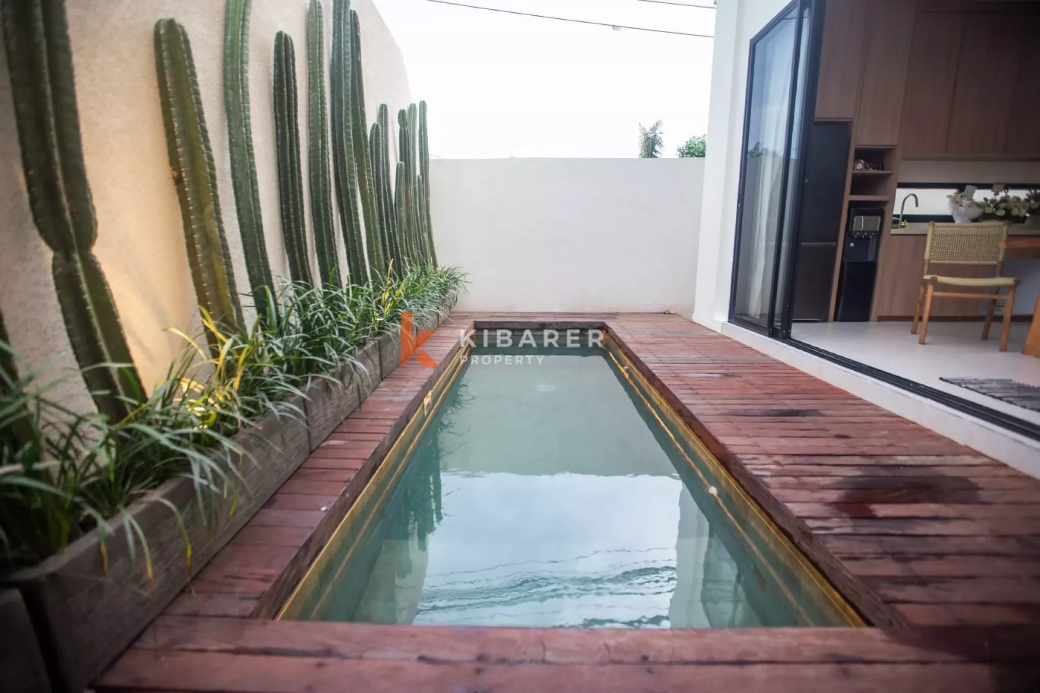 Brand new White Three-Bedroom Home with Pool in West Side Sanur