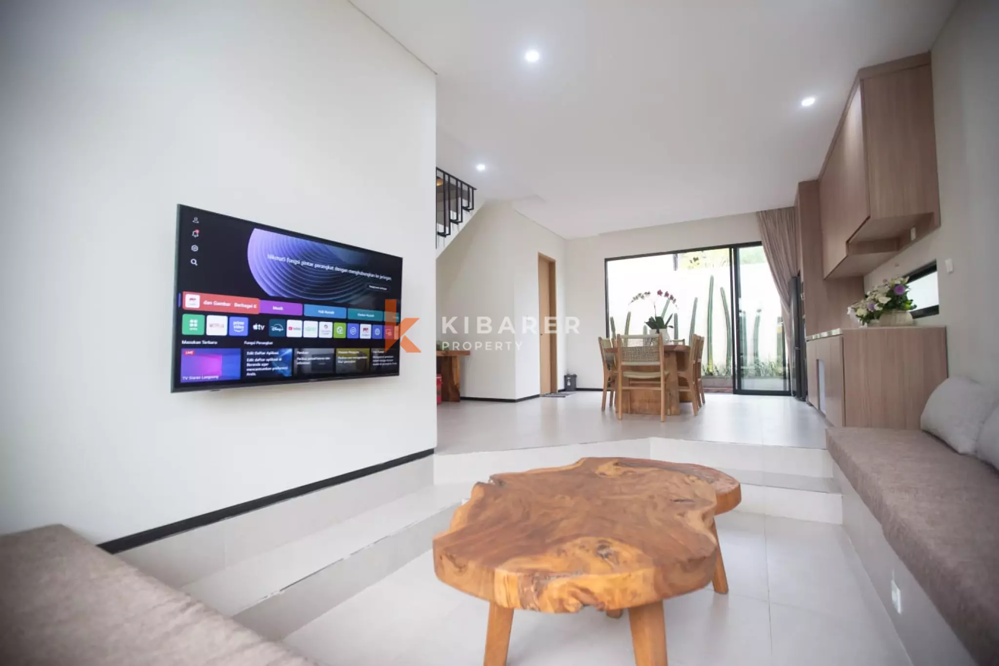 Brand new White Three-Bedroom Home with Pool in West Side Sanur